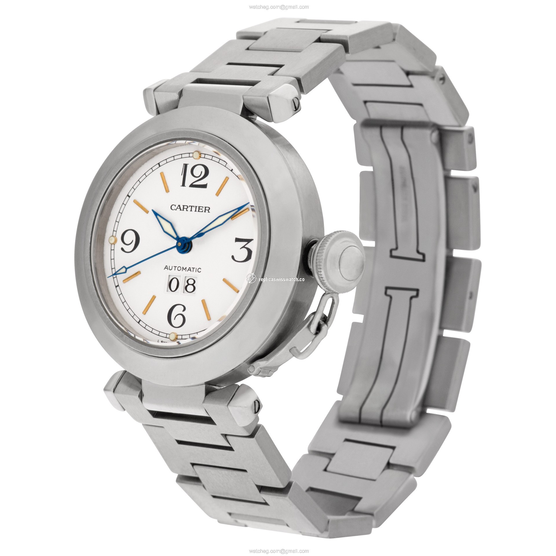 Cartier W31044M7 Pasha Automatic Male Stainless Steel Replica
