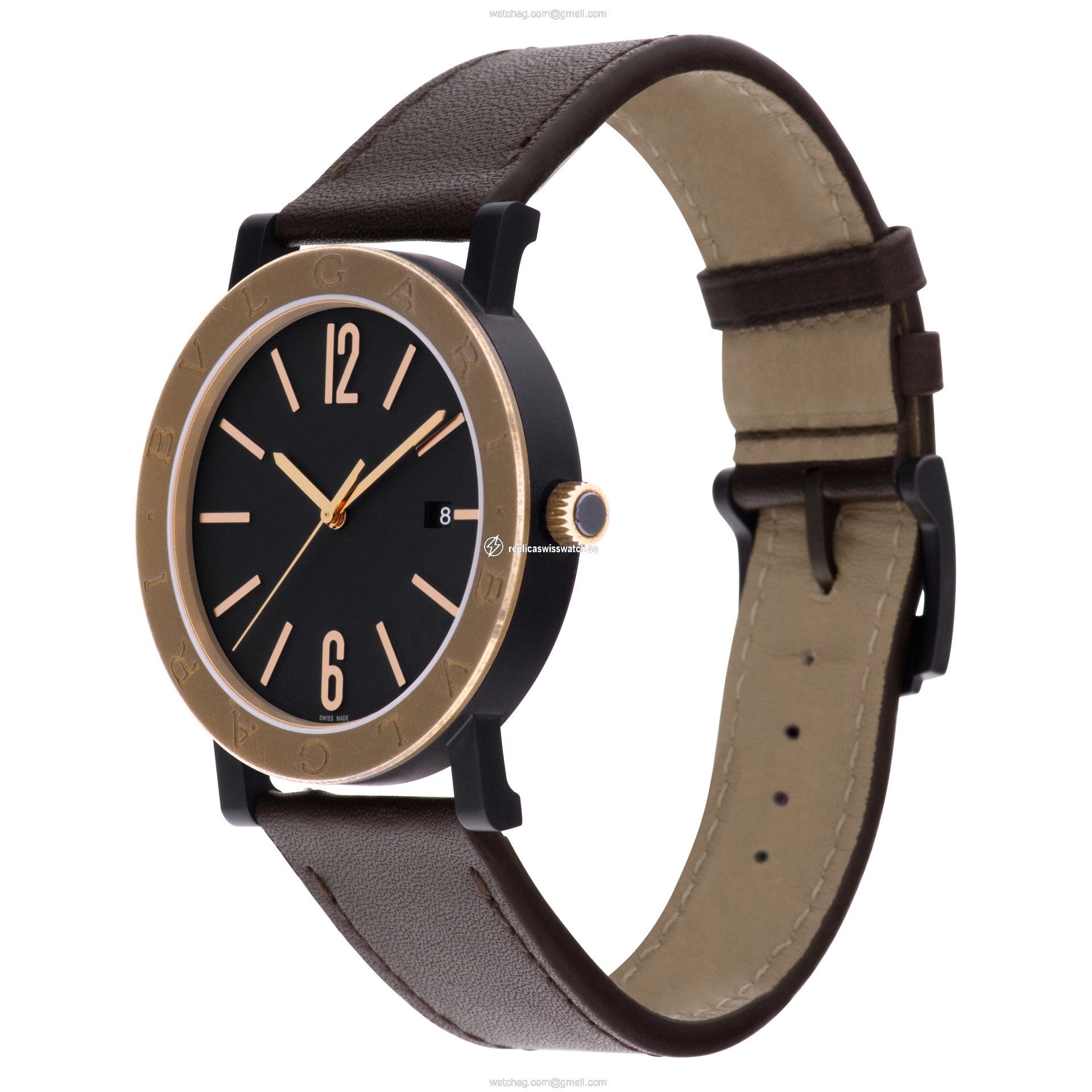 Bvlgari BB41SB Solotempo Automatic Male steel Replica