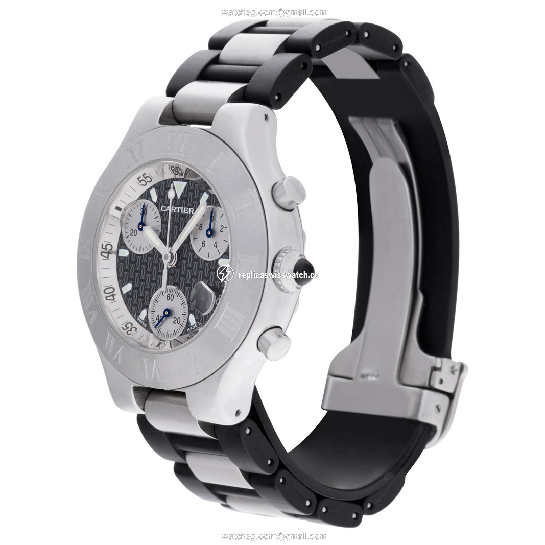 Cartier W522133 Chronoscaph Quartz Female Stainless Steel Replica