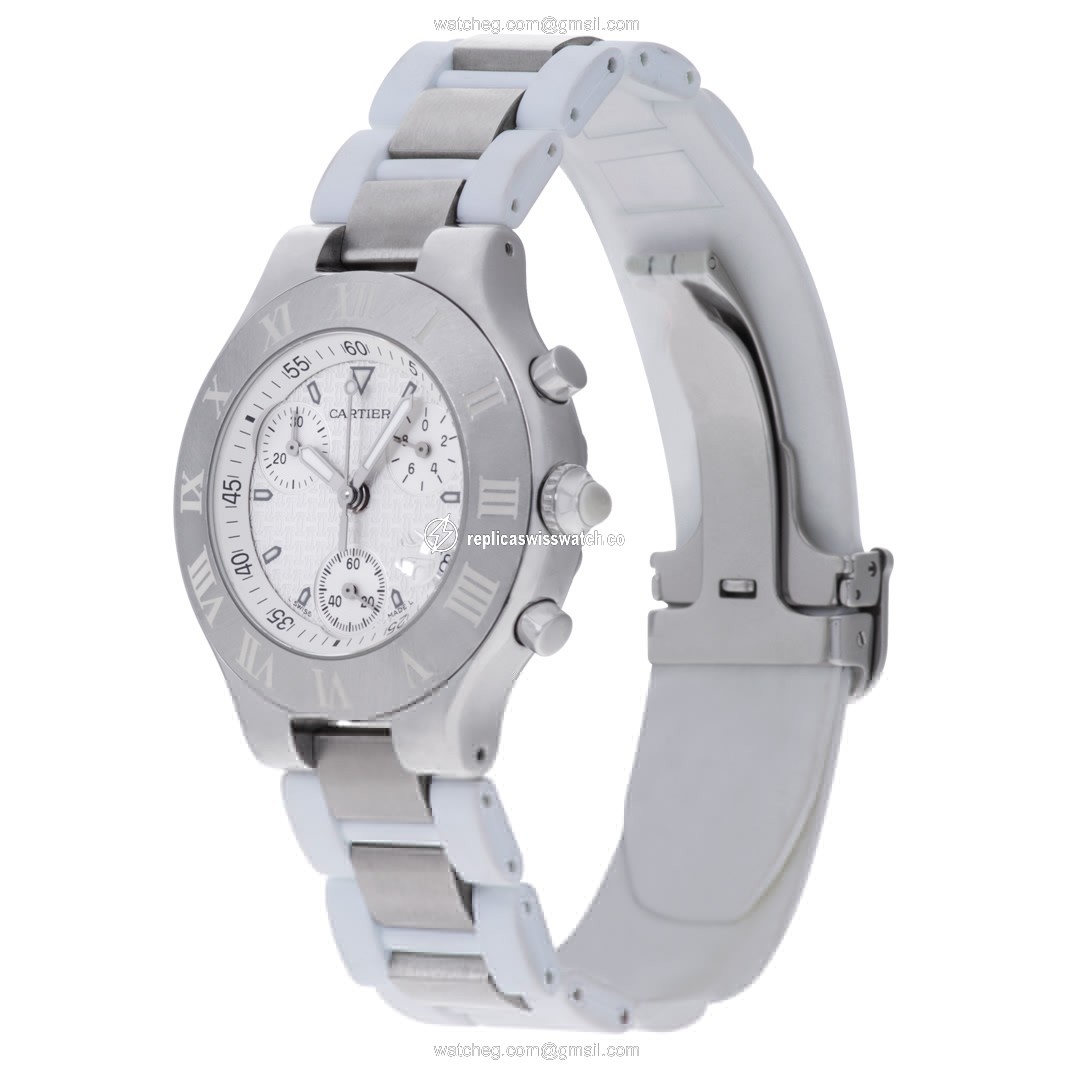 Cartier W522981 Chronoscaph Quartz Female Stainless Steel Replica