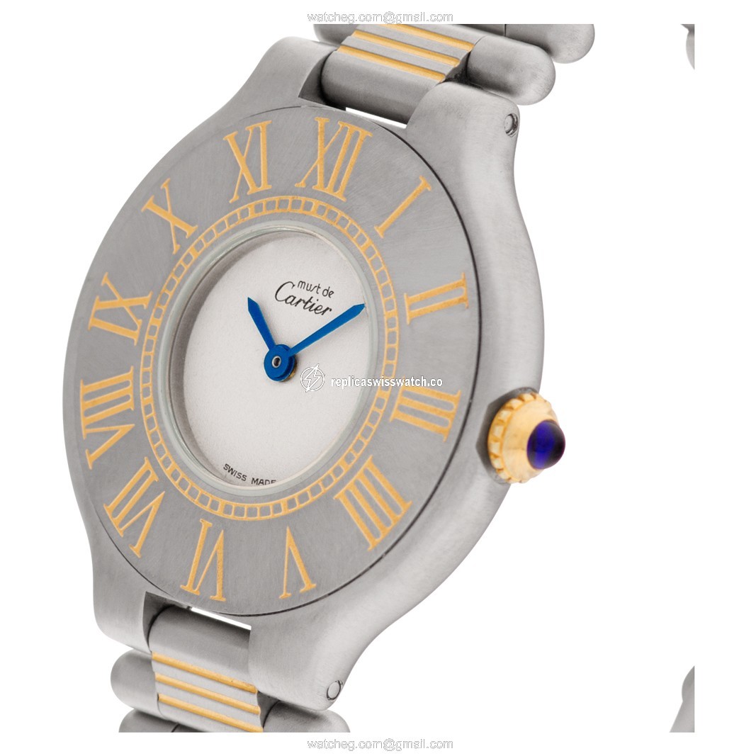 Cartier 90111 Must 21 Quartz Female Stainless Steel Replica
