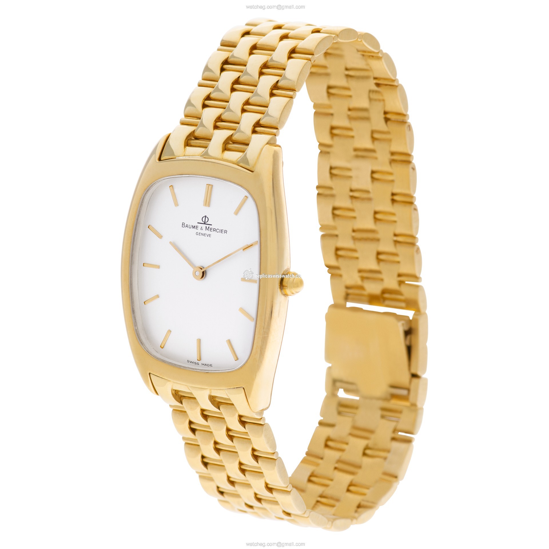 Baume & Mercier MVO45096 Classic Quartz Male 18k yellow gold Replica