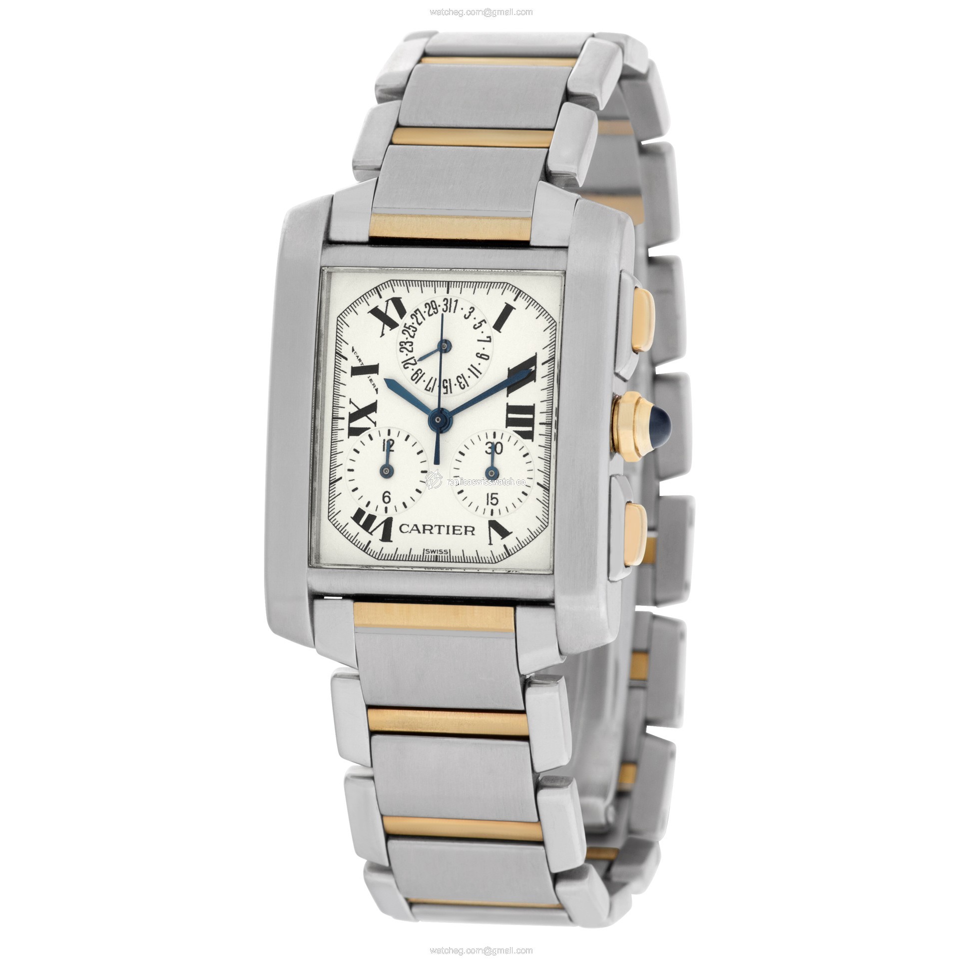 Cartier W51004Q4 Tank Francaise Quartz Unisex Stainless Steel Replica