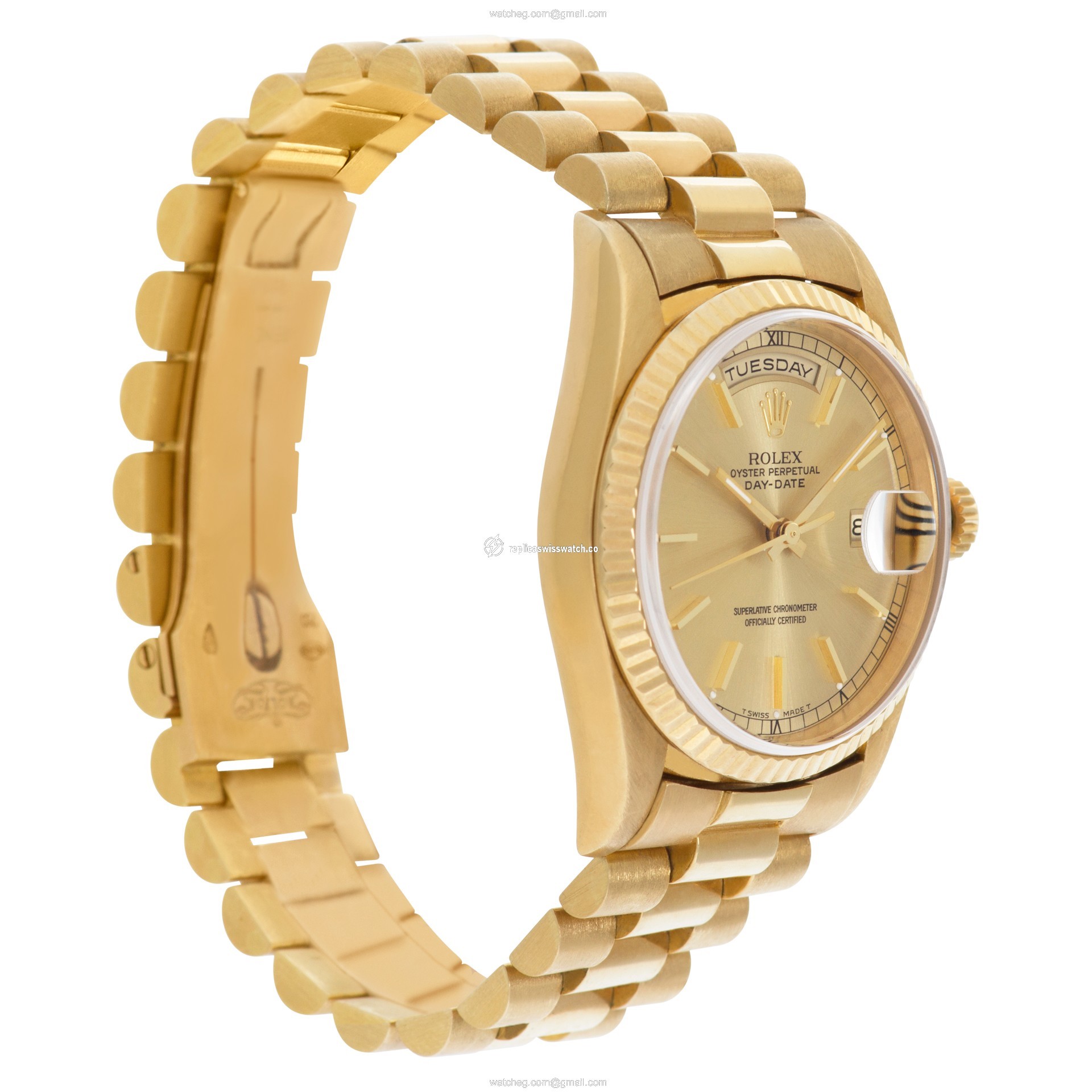 Rolex 18238 Day-Date Automatic Male 18k yellow gold Replica