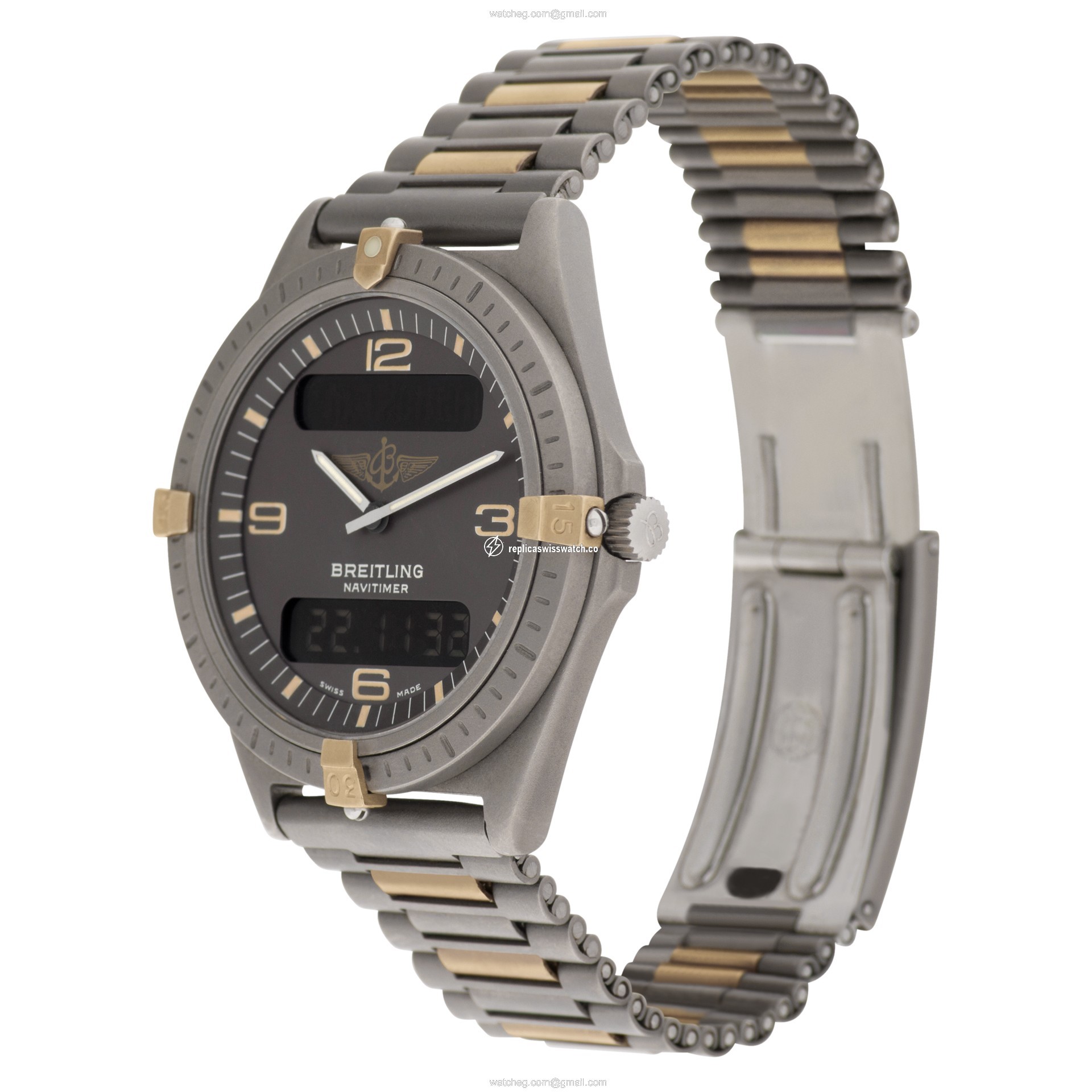 Breitling 80360 Aerospace Quartz Male 18k & Titanium Watches Breitling 80360 Aerospace Quartz Male 18k & Titanium Watches