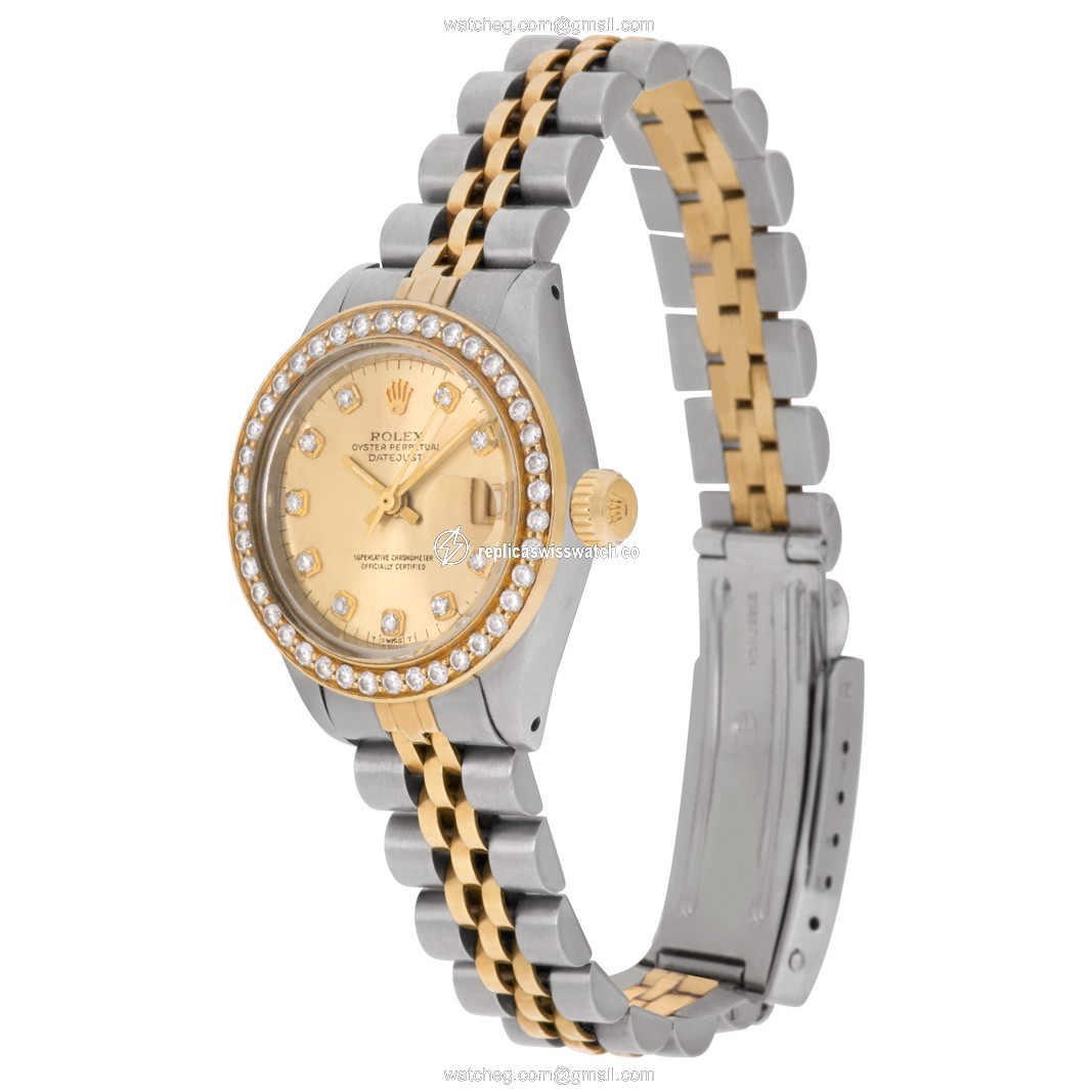 Rolex 6917 Datejust Automatic Female 14k gold & Stainless Steel Replica