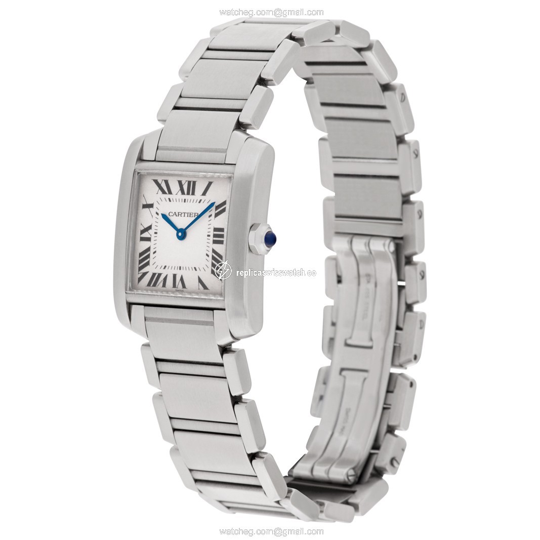 Cartier WSTA0005 Tank Francaise Quartz Female Stainless Steel Replica