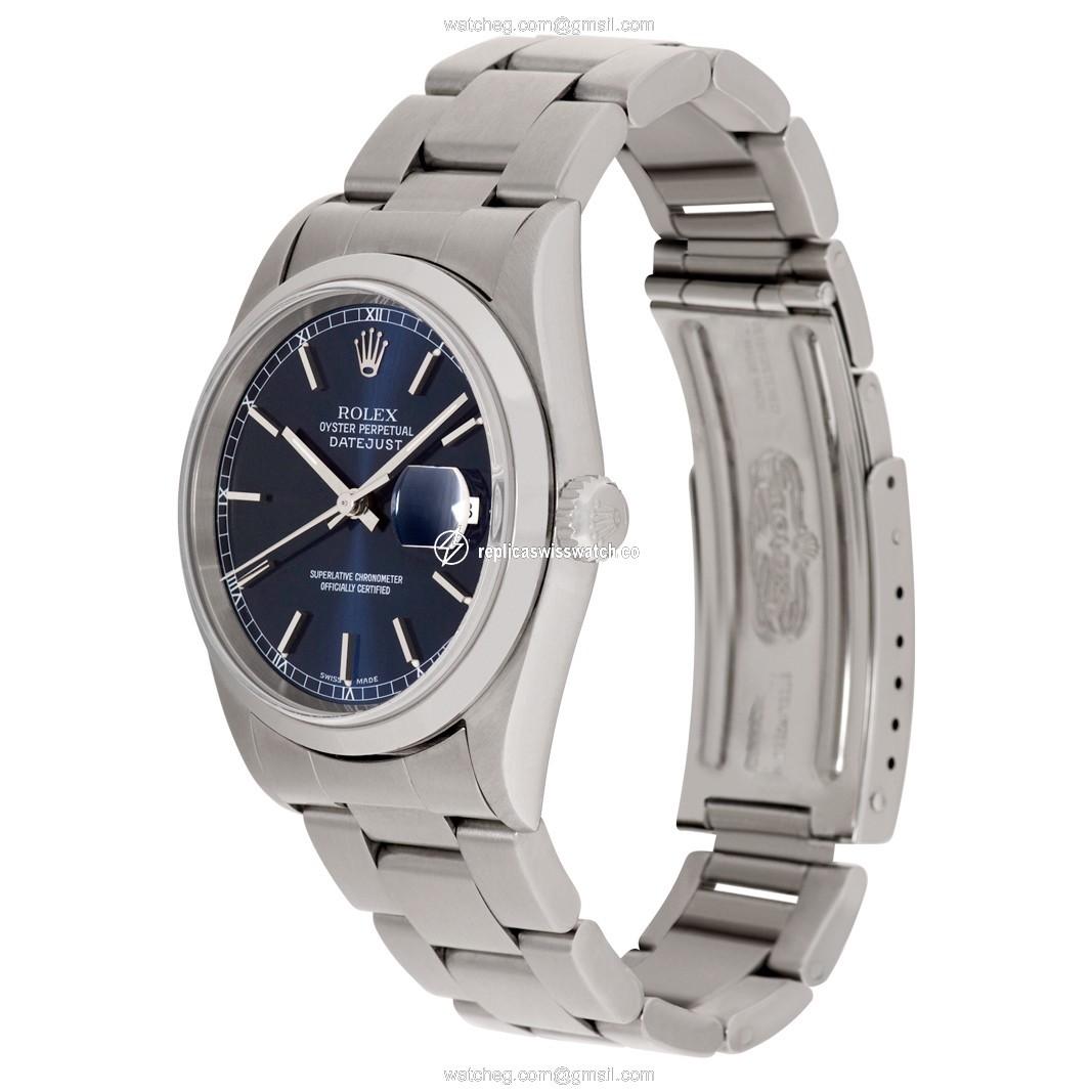 Rolex 16200 Datejust Automatic Unisex Stainless Steel Replica