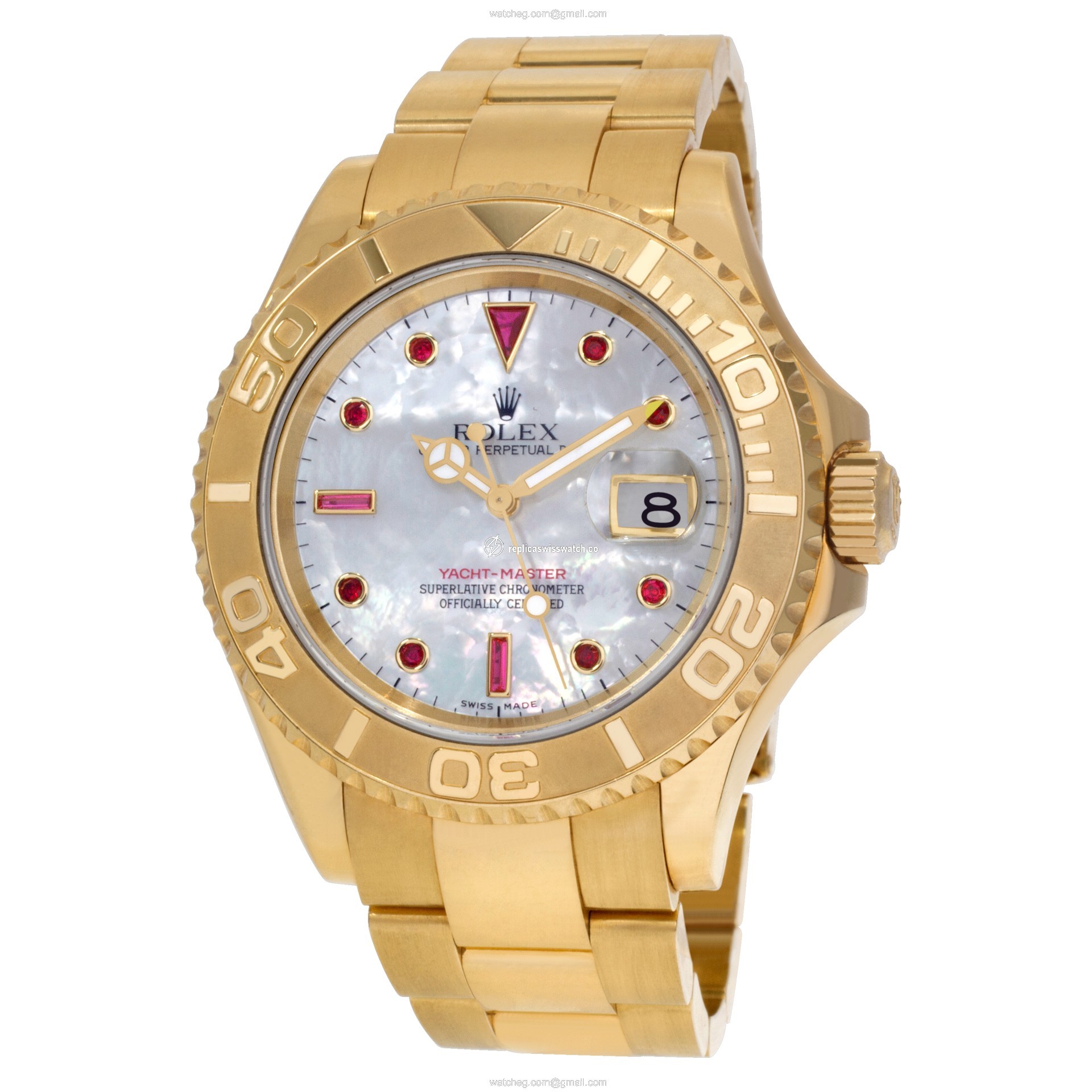 Rolex 16628B Yacht-Master Automatic Male 18k yellow gold Replica