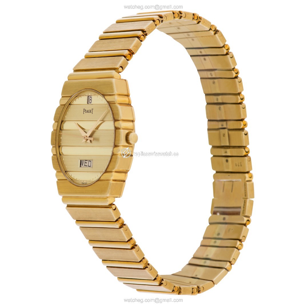 Piaget 15562C701 Polo Quartz Unisex 18k yellow gold Replica