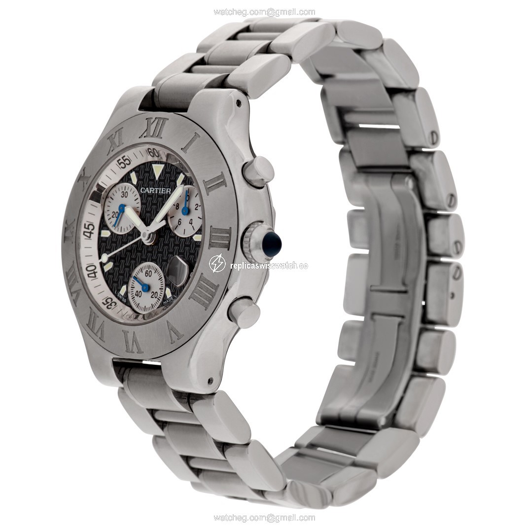 Cartier W10172T2 Chronoscaph 21 Quartz Unisex Stainless Steel Replica