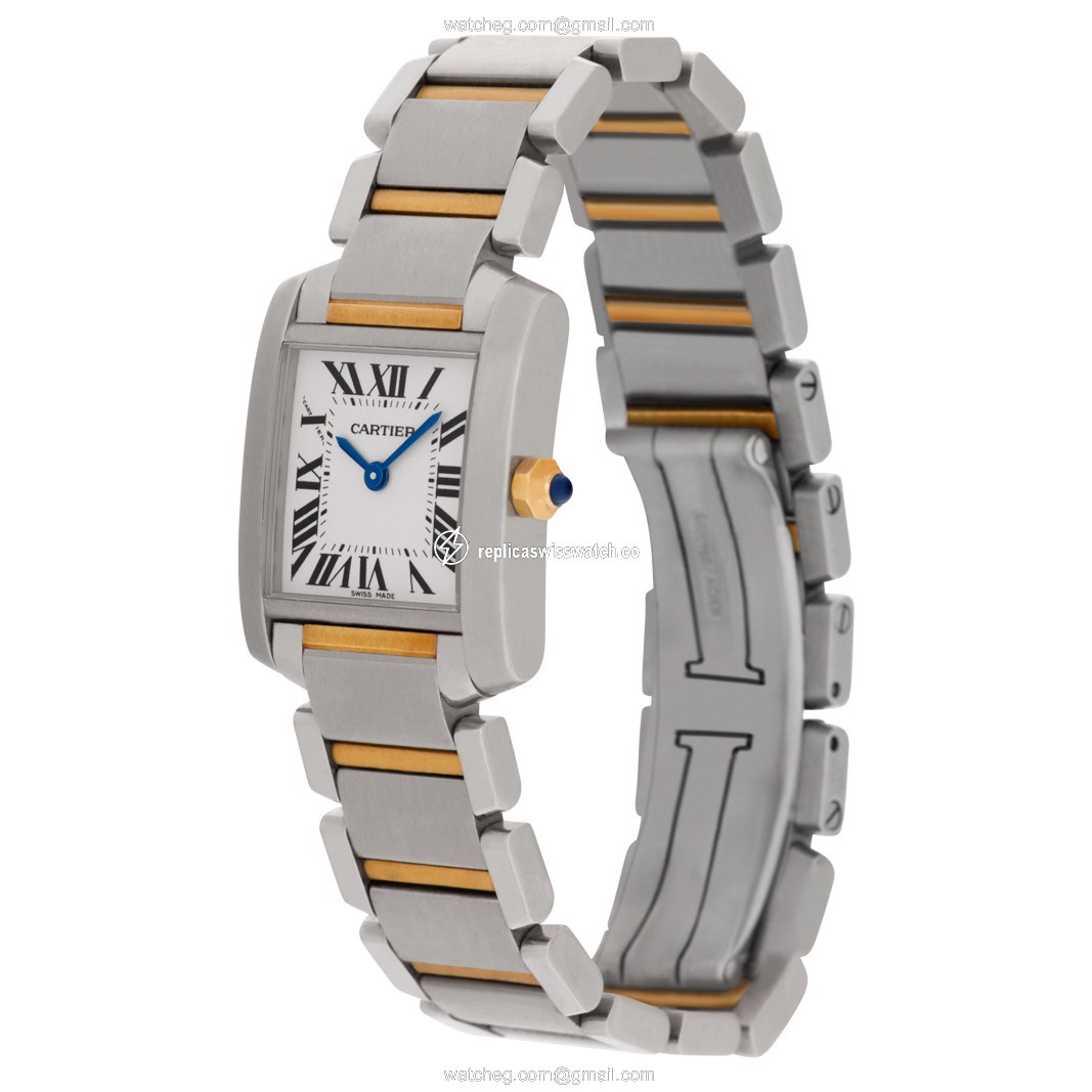 Cartier W51007Q4 Tank Francaise Quartz Female Stainless Steel Replica