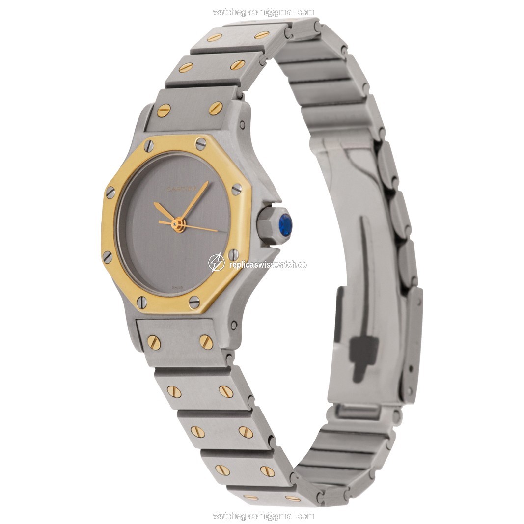 Cartier 090759325 Santos Automatic Female 18k yellow gold Replica
