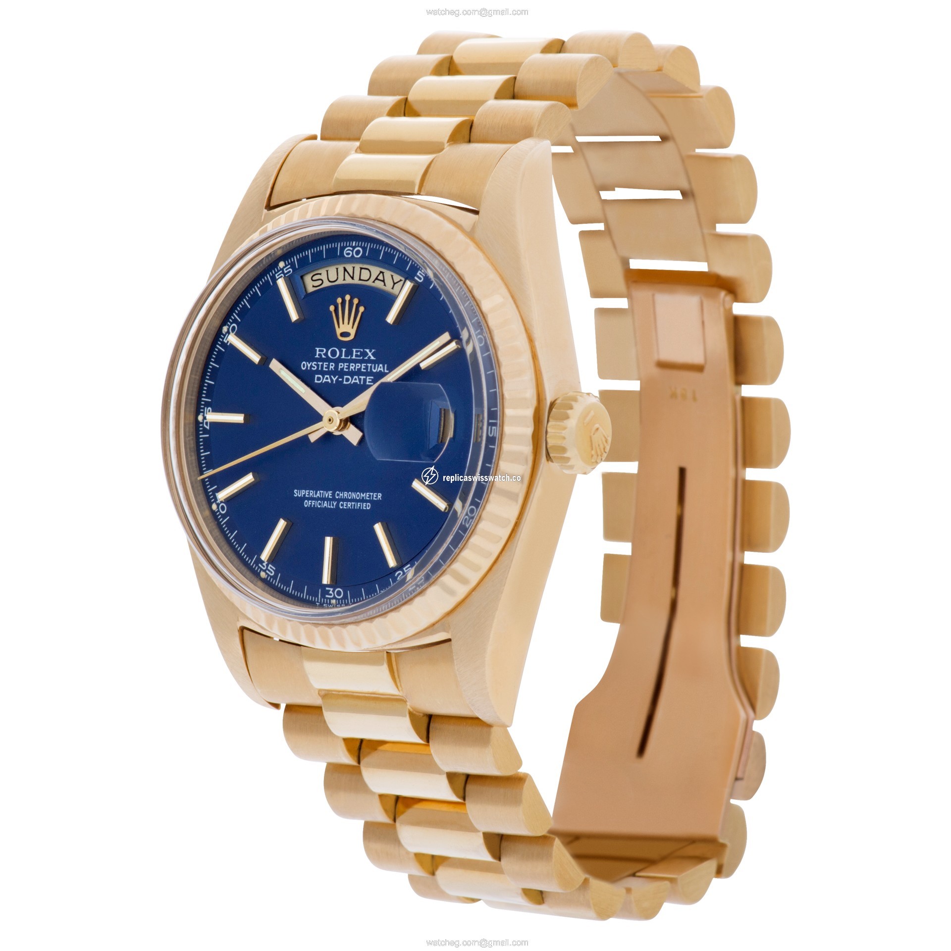 Rolex 1803 Day-Date Automatic Male 18k yellow gold Replica