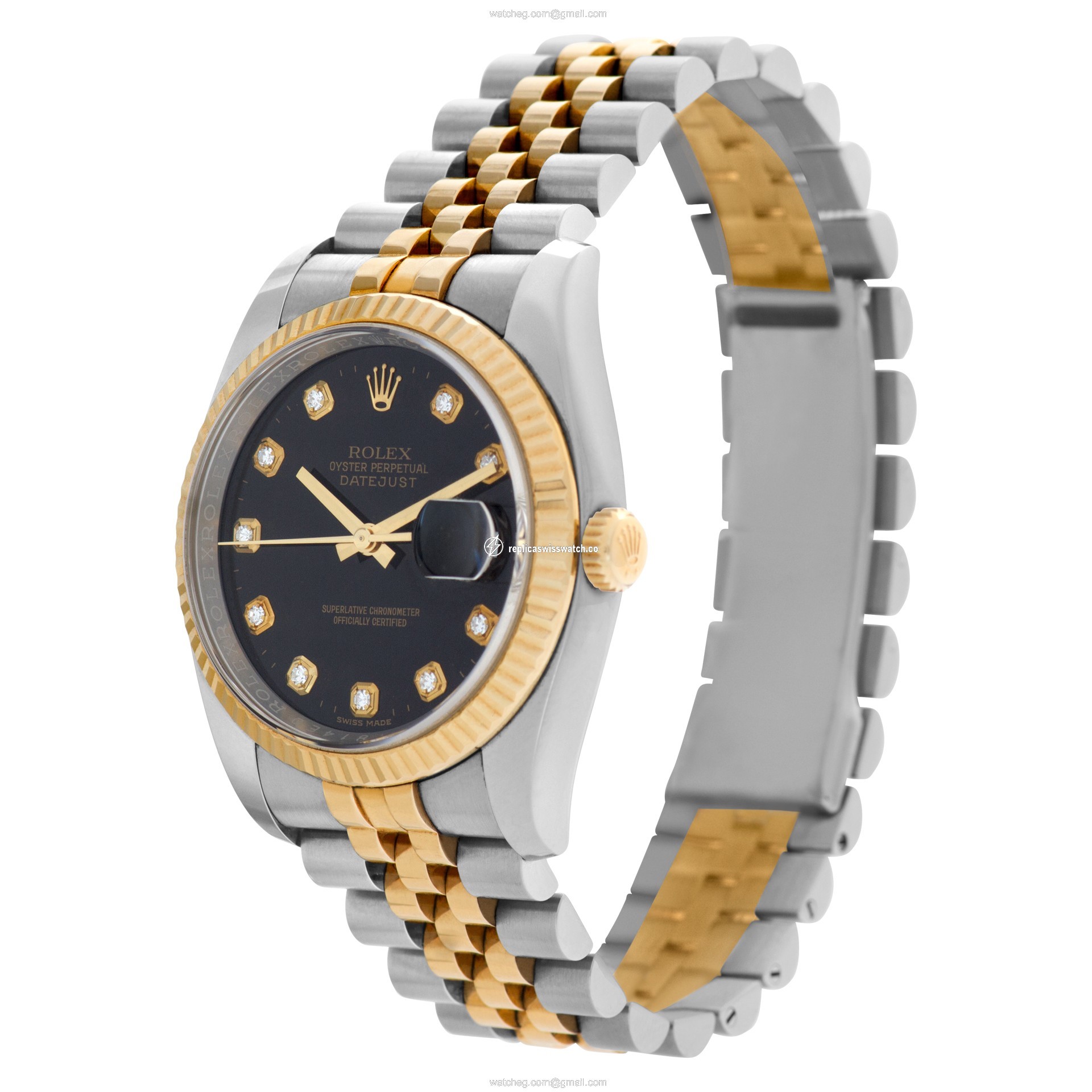 Rolex 116233 Datejust Automatic Unisex 18k gold & Stainless Steel Replica