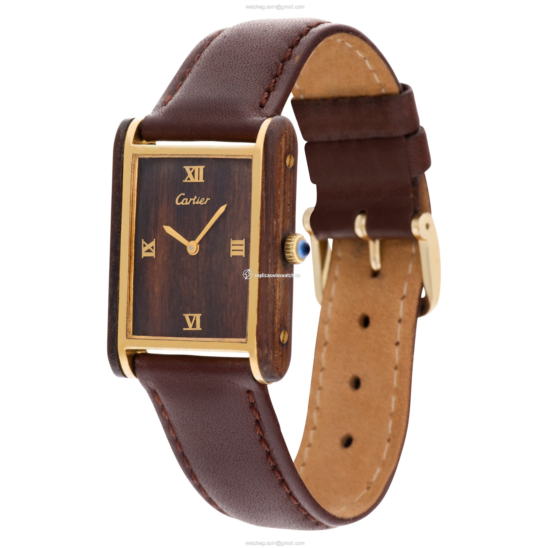 Cartier Cartier 1415 Tank Manual Unisex Gold Plate Replica