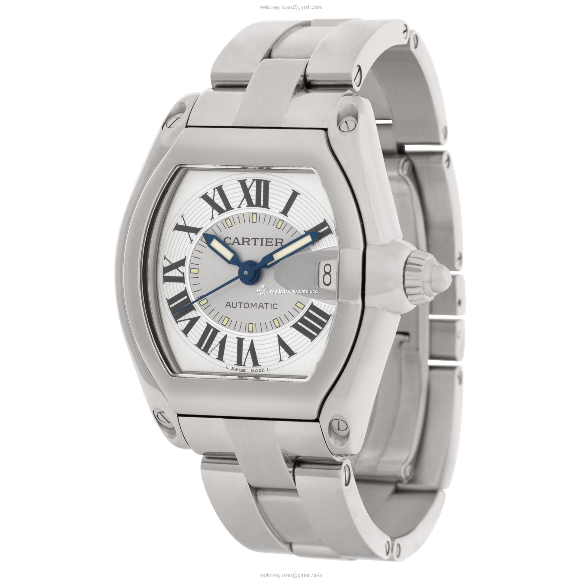 Cartier W62000V3 Roadster Automatic Male Stainless Steel Replica