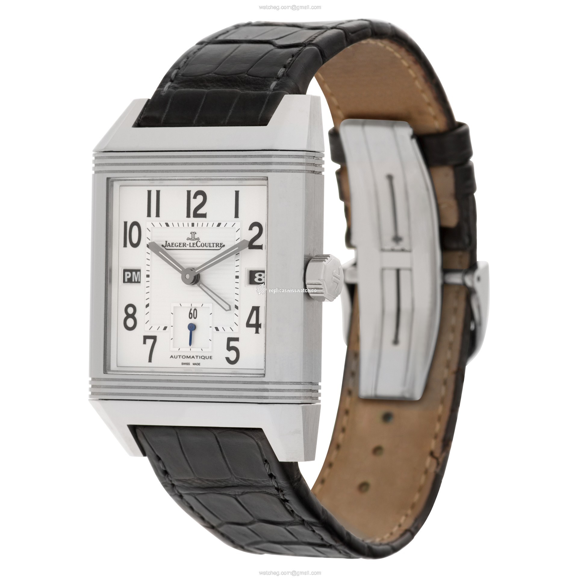 Jaeger LeCoultre 230.8.77 Reverso Automatic Male Stainless Steel Replica