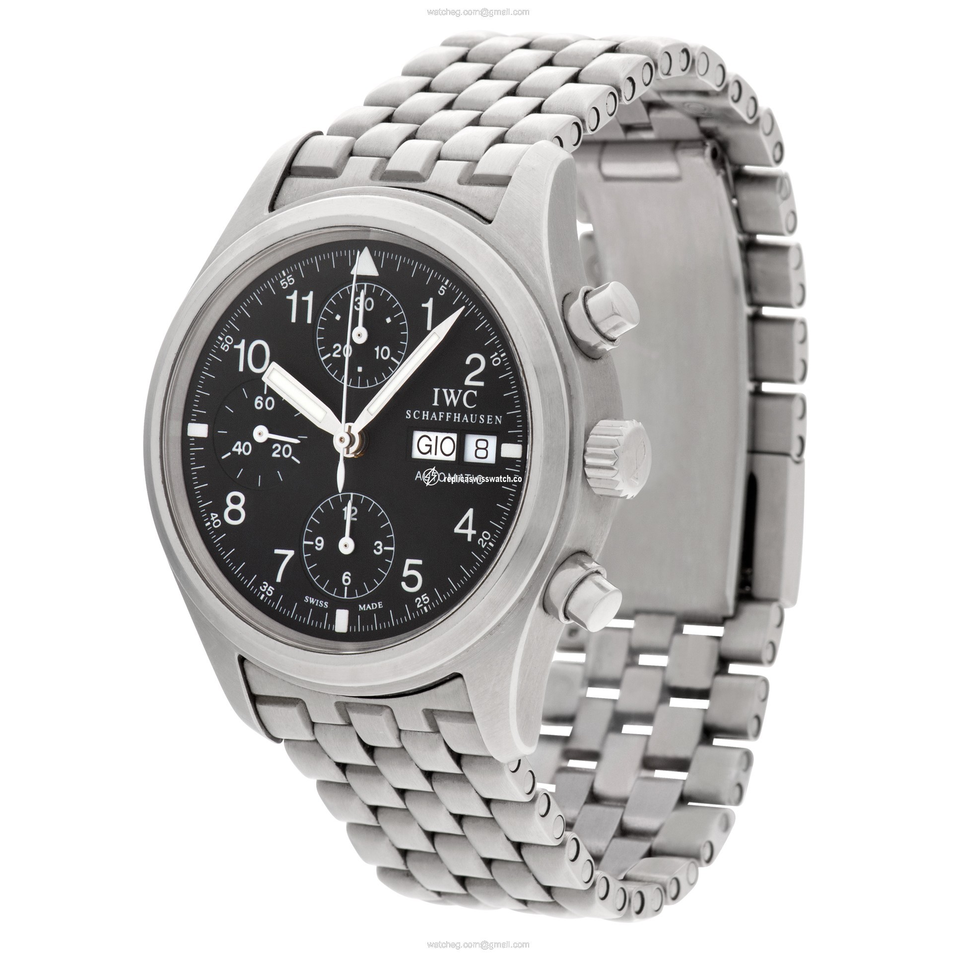 IWC IW370617 Pilots Chronograph Automatic Male Stainless Steel Replica
