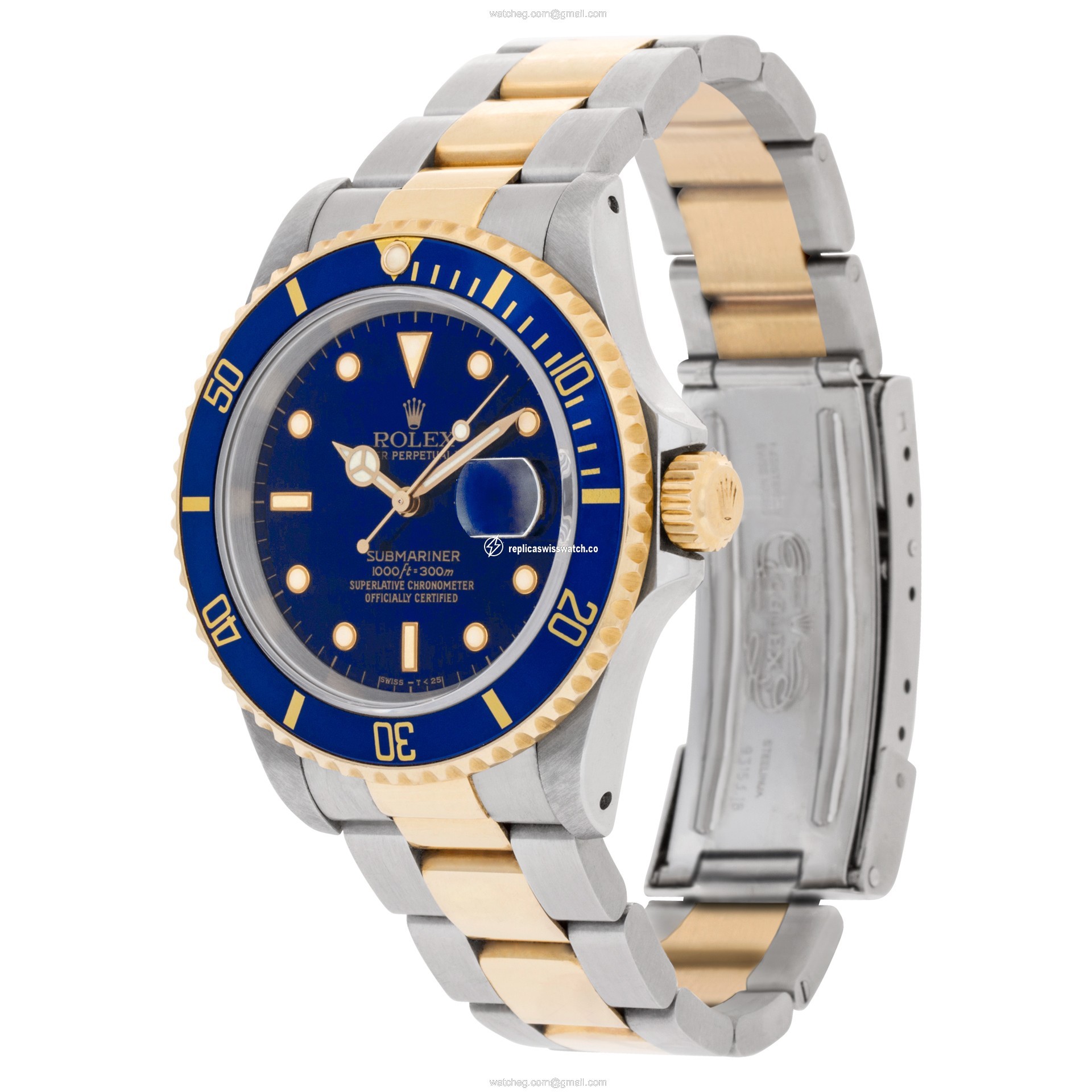Rolex 16613 Submariner Automatic Male 18k gold & Stainless Steel Replica