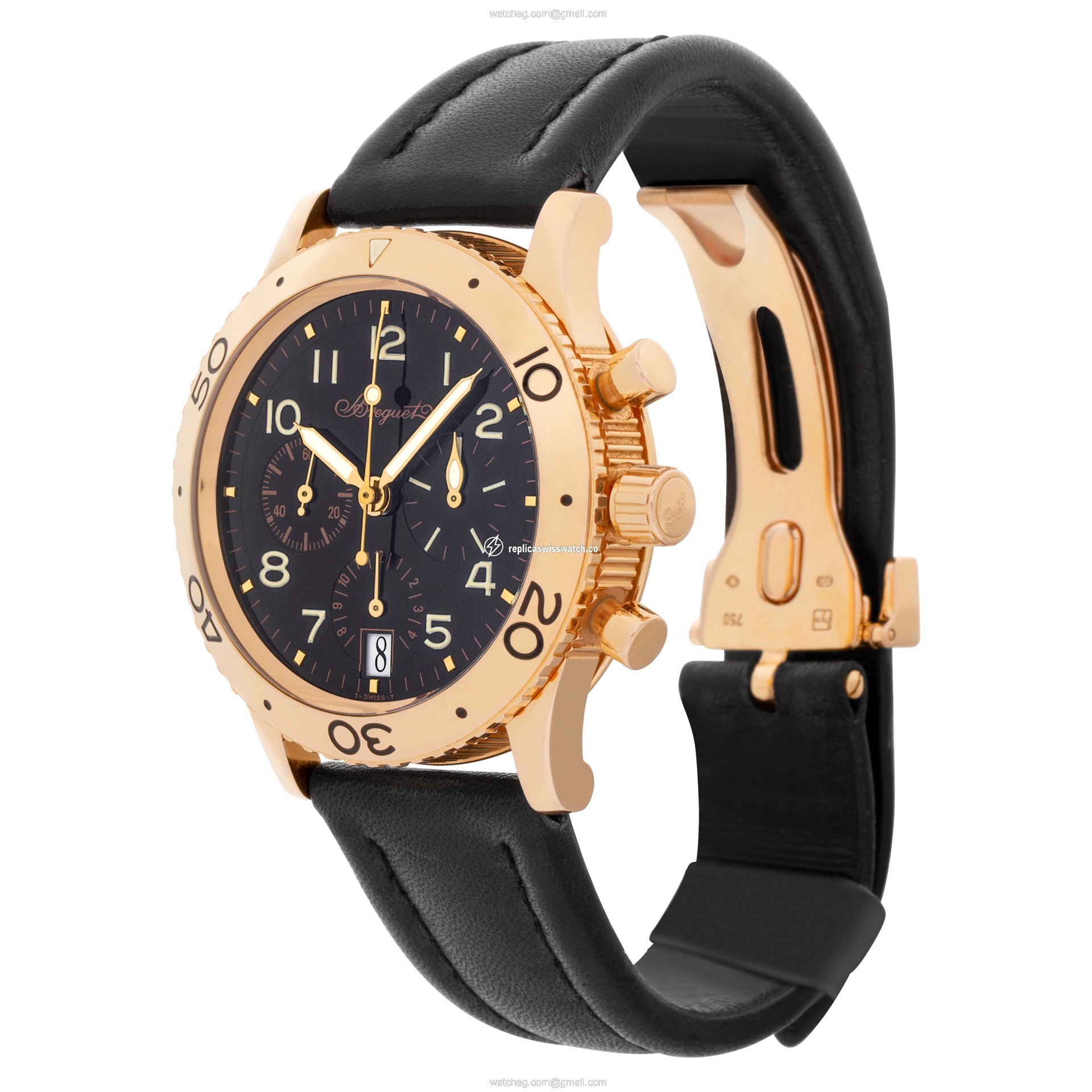 Breguet 3820BR Transatlantique Automatic Male 18k rose gold Replica