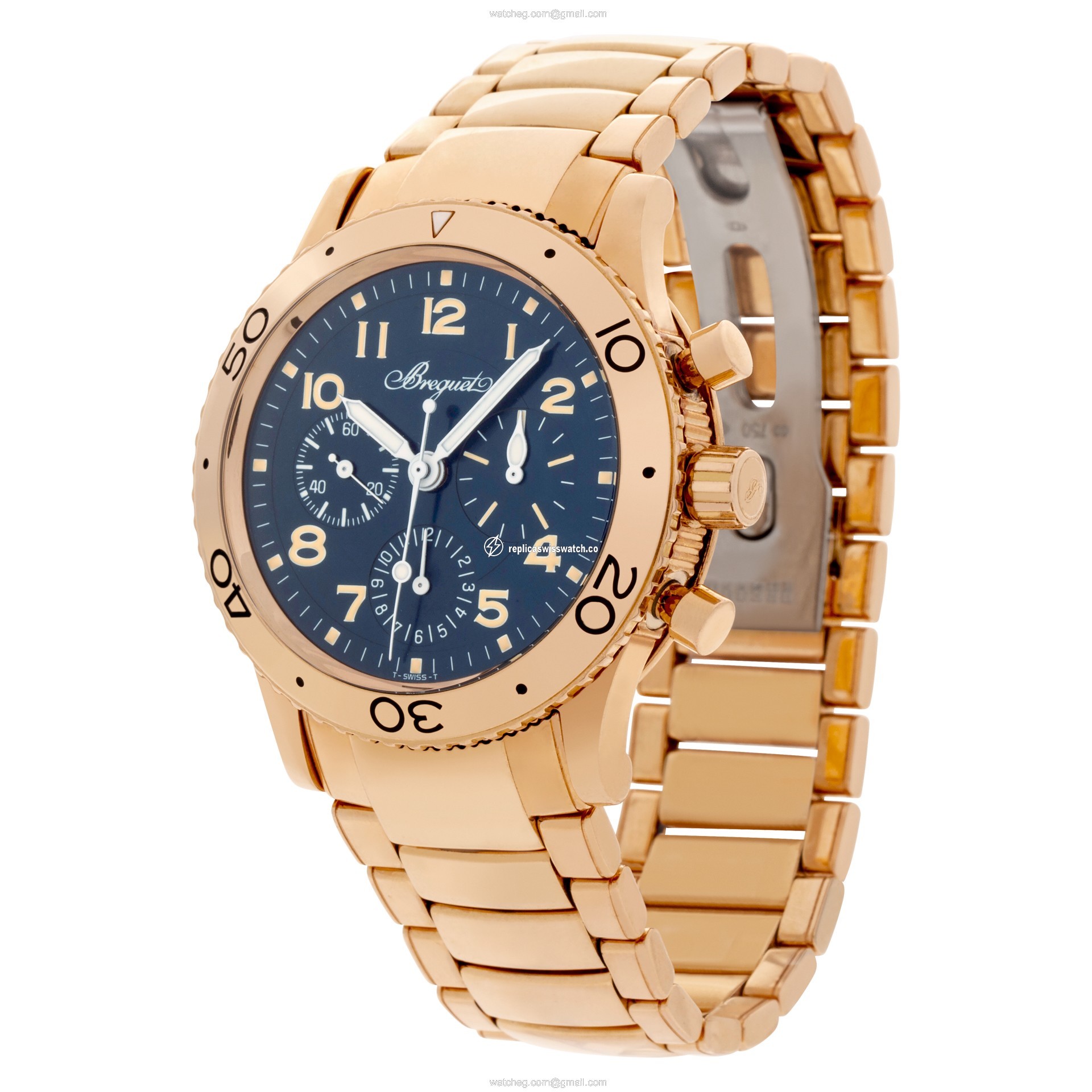 Breguet 3800BR Aeronavale Automatic Male 18k rose gold Replica