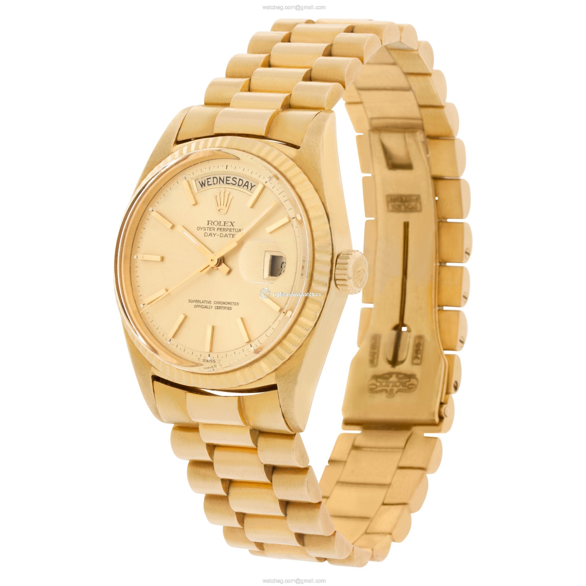 Rolex 1803 Day-Date Automatic Male 18k yellow gold Replica