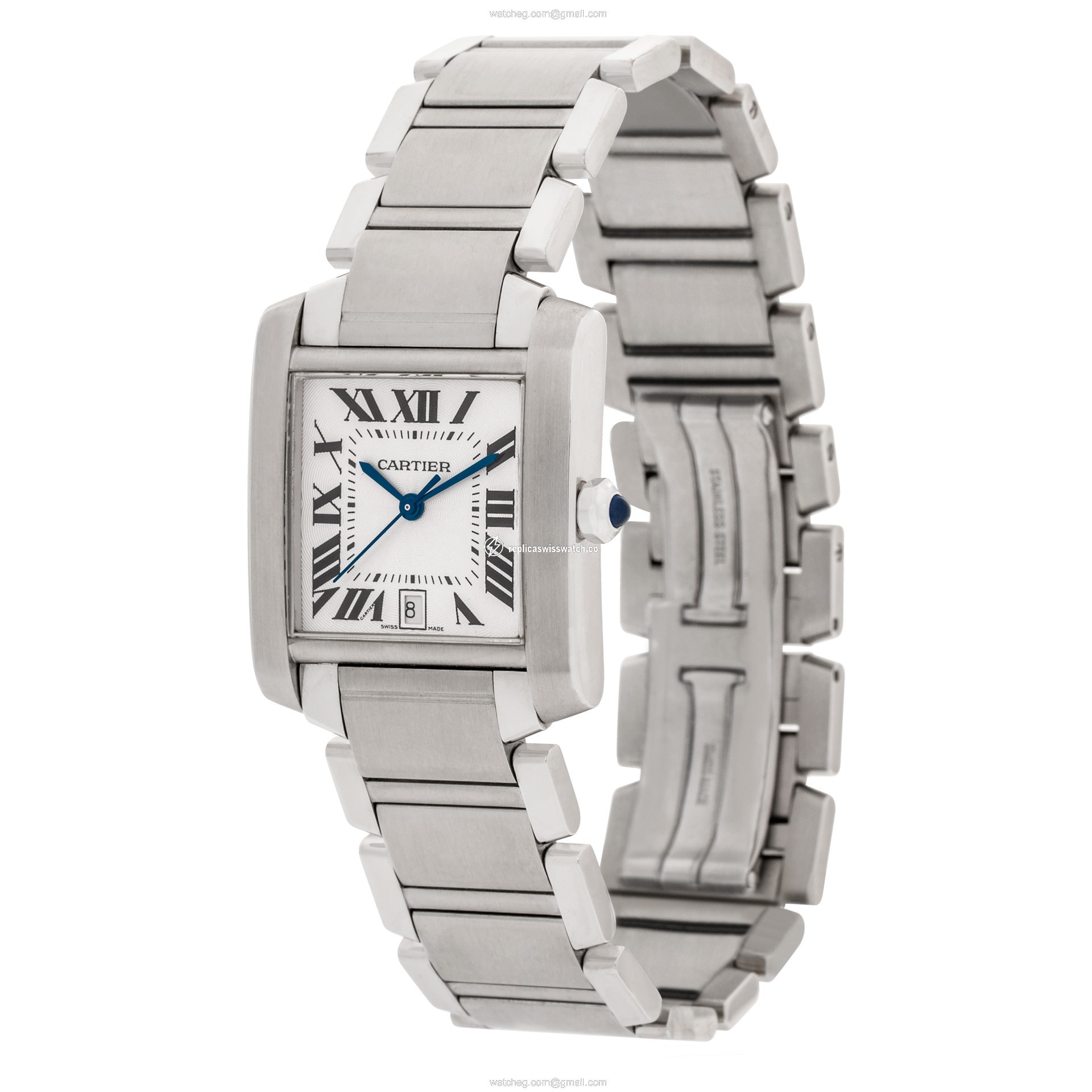 Cartier W51002Q3 Tank Francaise Automatic Unisex Stainless Steel Replica