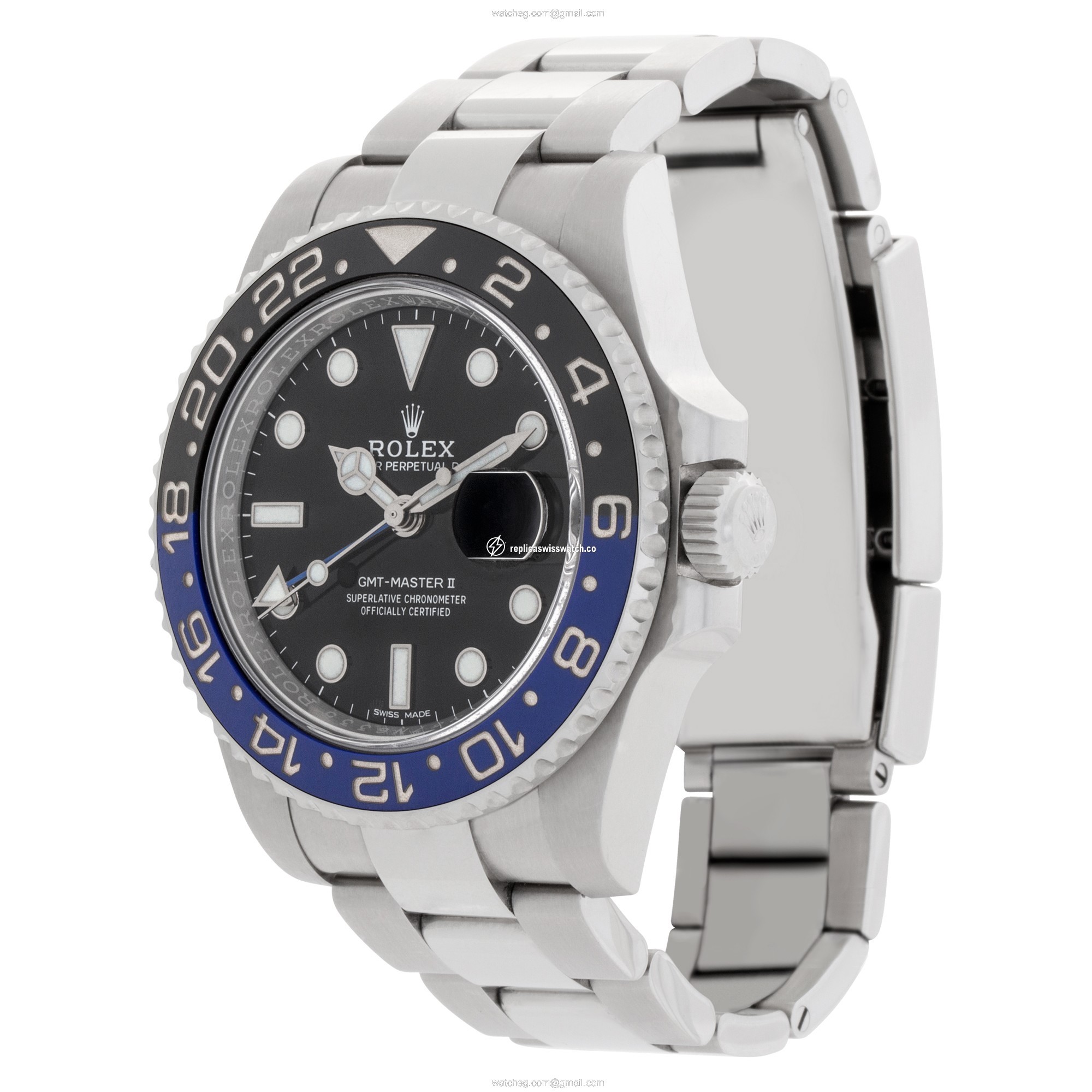 Rolex 116710BLNR GMT Master II Batman Automatic Male Stainless Steel Replica