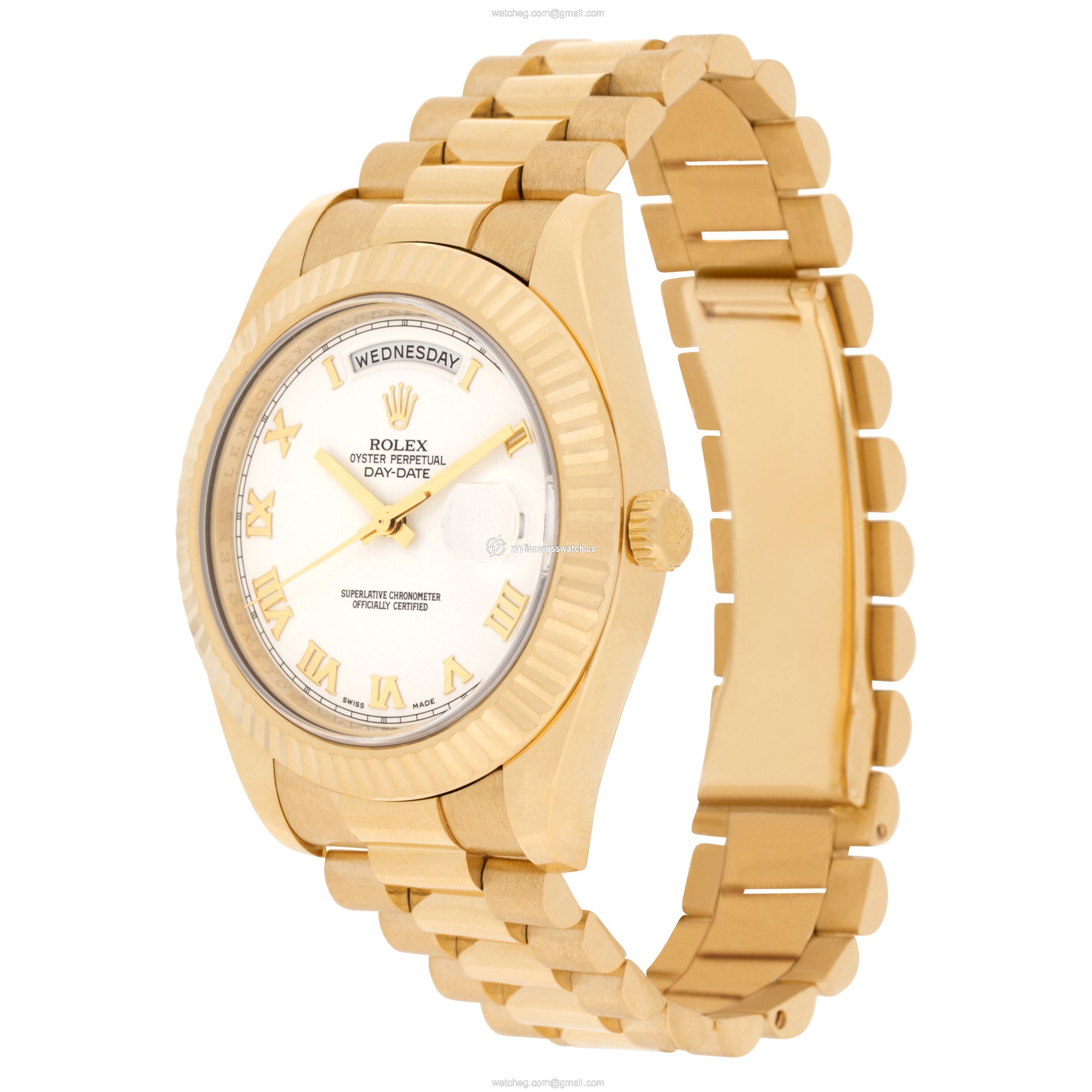 Rolex 218238 Day-Date II Automatic Male 18k Yellow Gold Replica