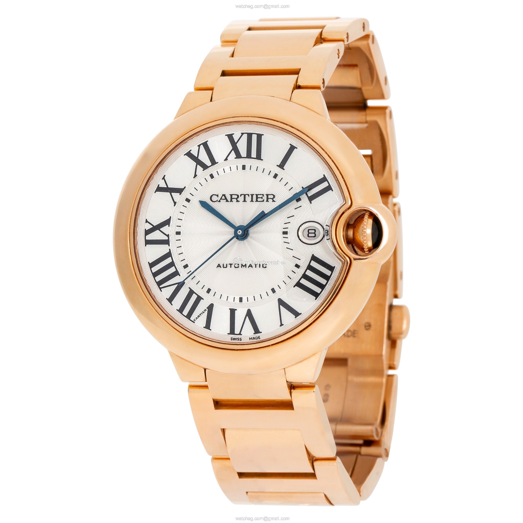 Cartier WGBB0039 Ballon Bleu Automatic Male 18k rose gold Replica