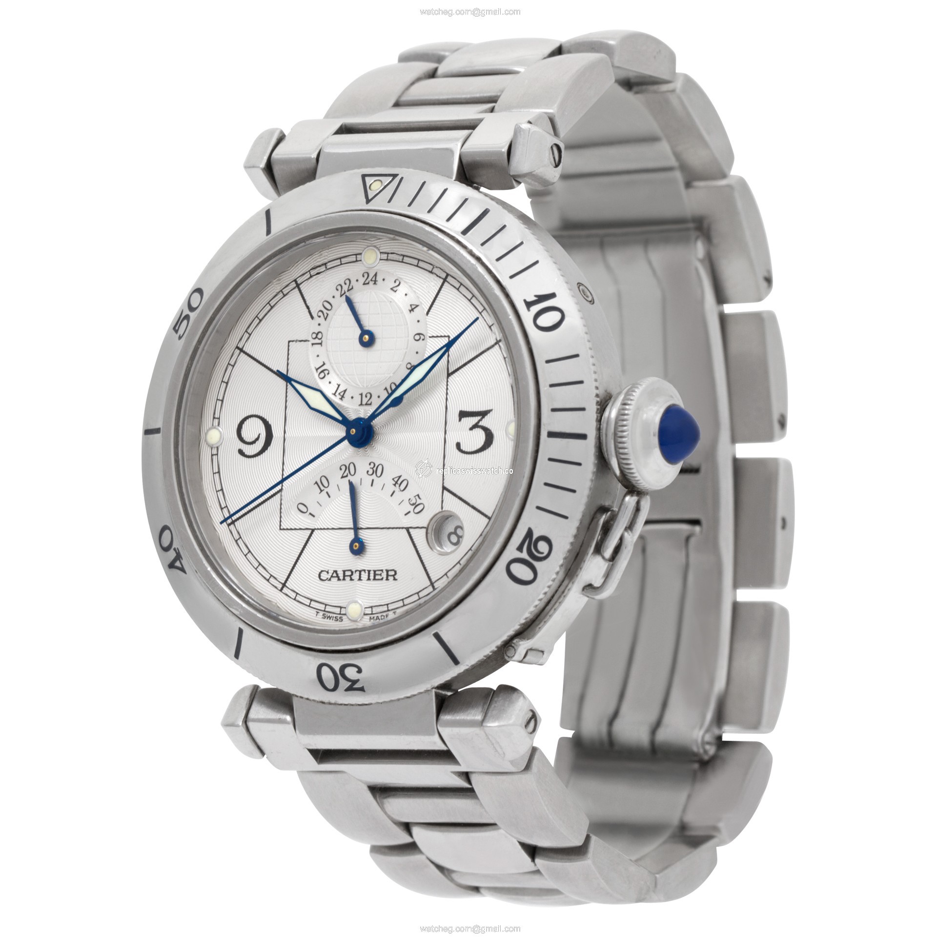 Cartier W31037H3 Pasha Automatic Unisex Stainless Steel Replica