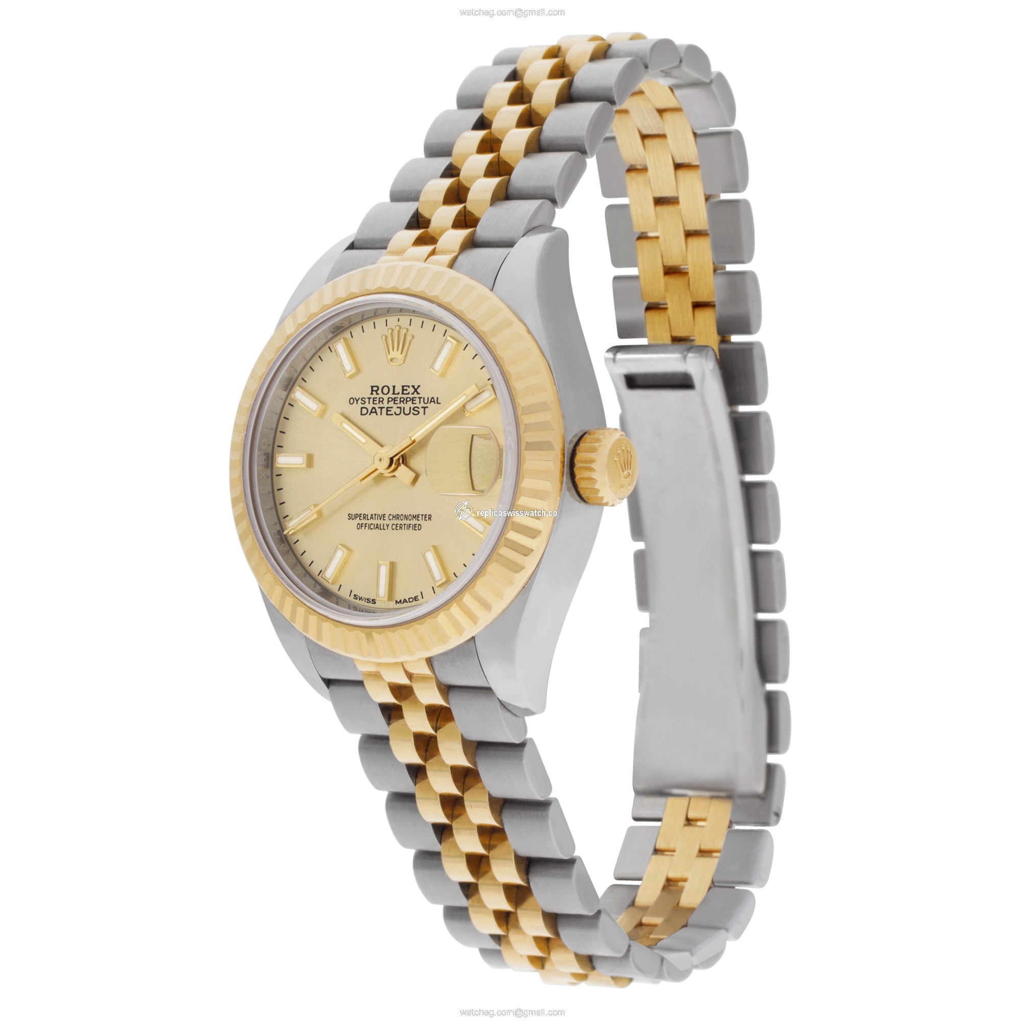 Rolex 279173 Datejust Automatic Female 18k gold & Stainless Steel Replica