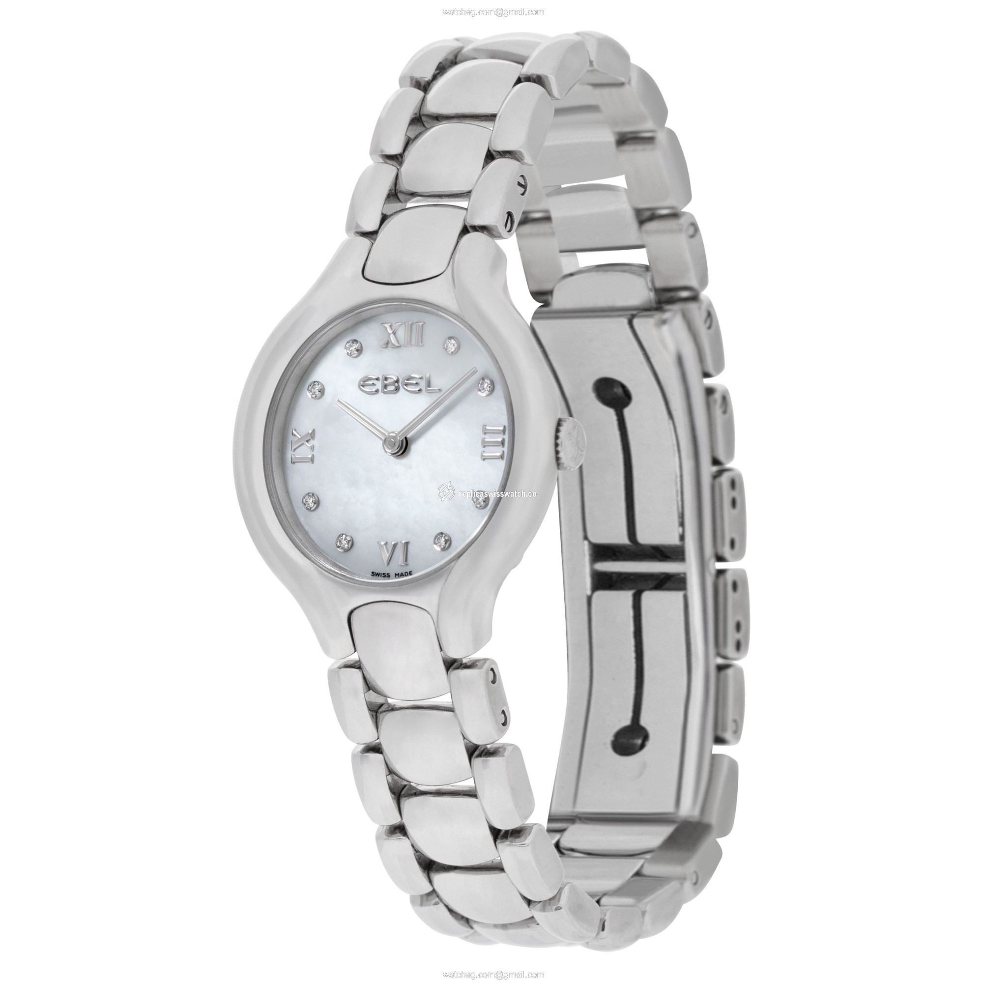 Ebel 9976411/9850 Beluga Quartz Female Stainless Steel Replica