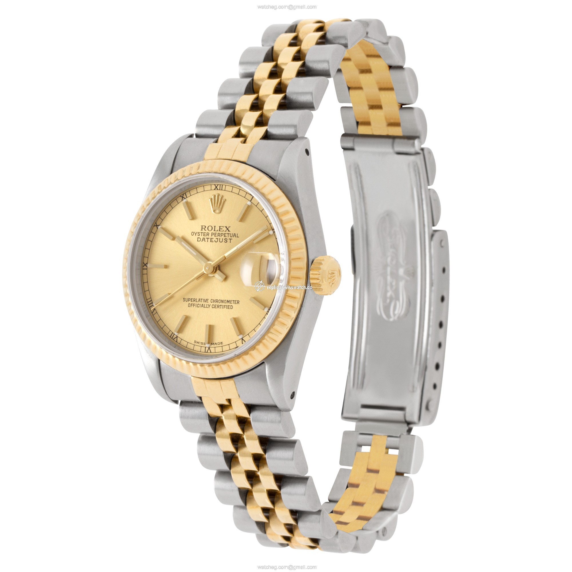 Rolex 68273 Datejust Automatic Unisex 18k gold & Stainless Steel Replica