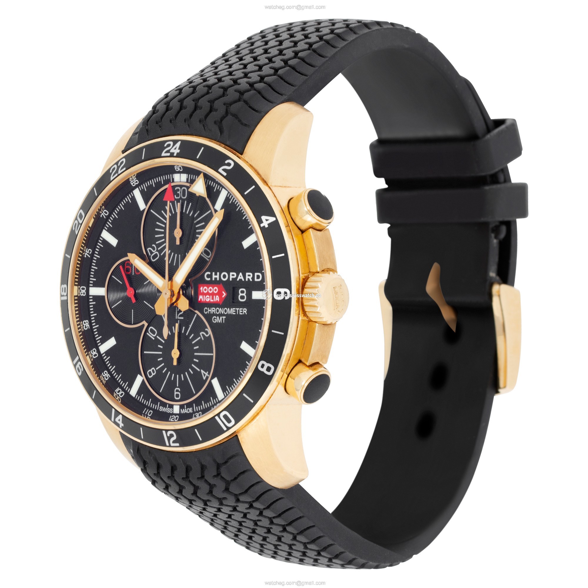 Chopard 1288 Mille Miglia Automatic Male 18k rose gold Replica