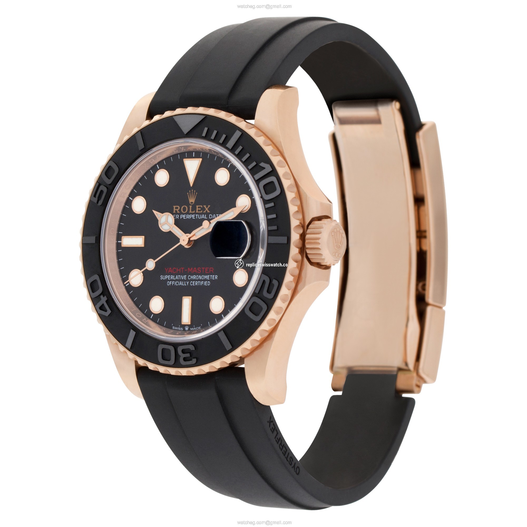 Rolex 126655 Yacht-Master Automatic Male 18k rose gold Replica