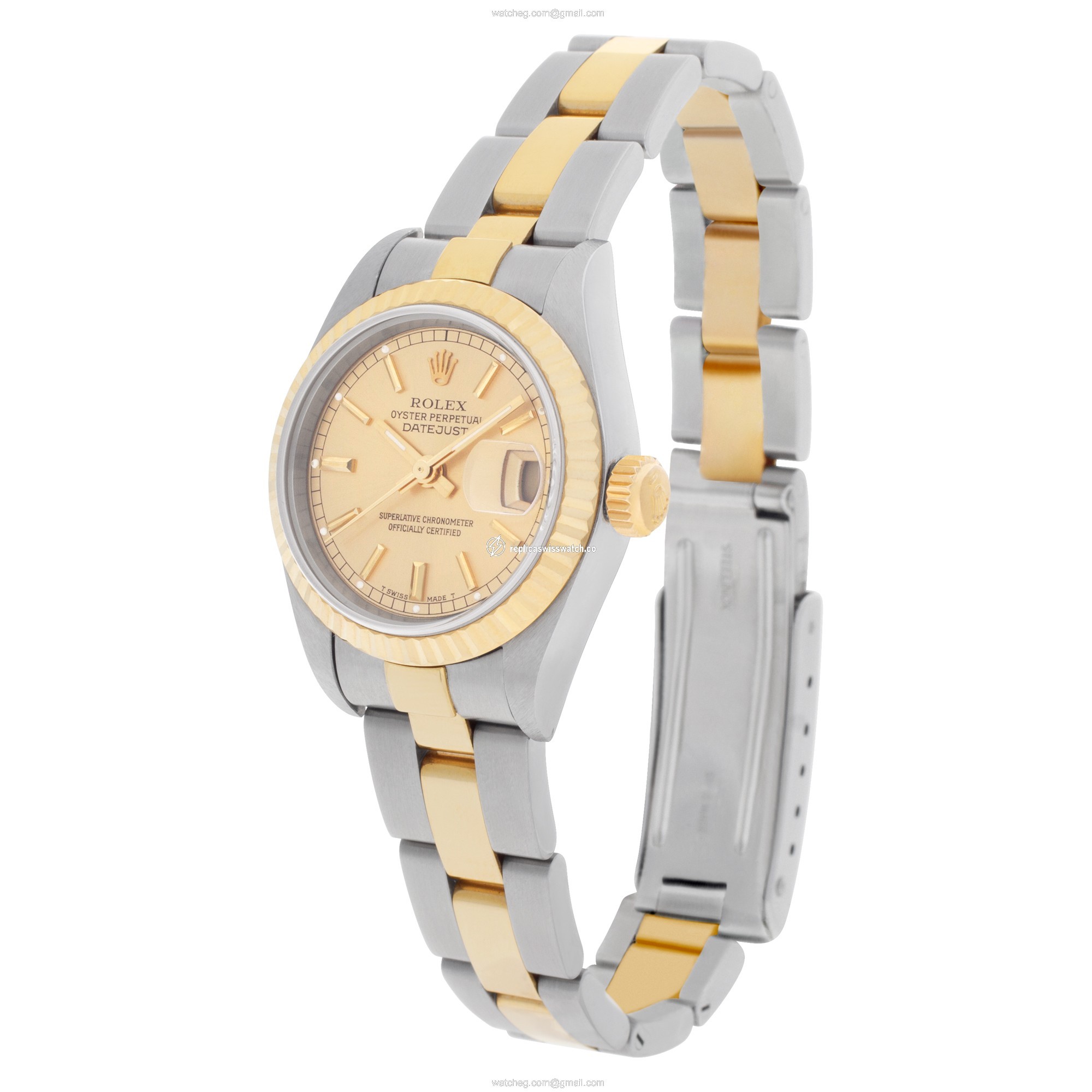 Rolex 79173 Datejust Automatic Female 18k gold & Stainless Steel Replica