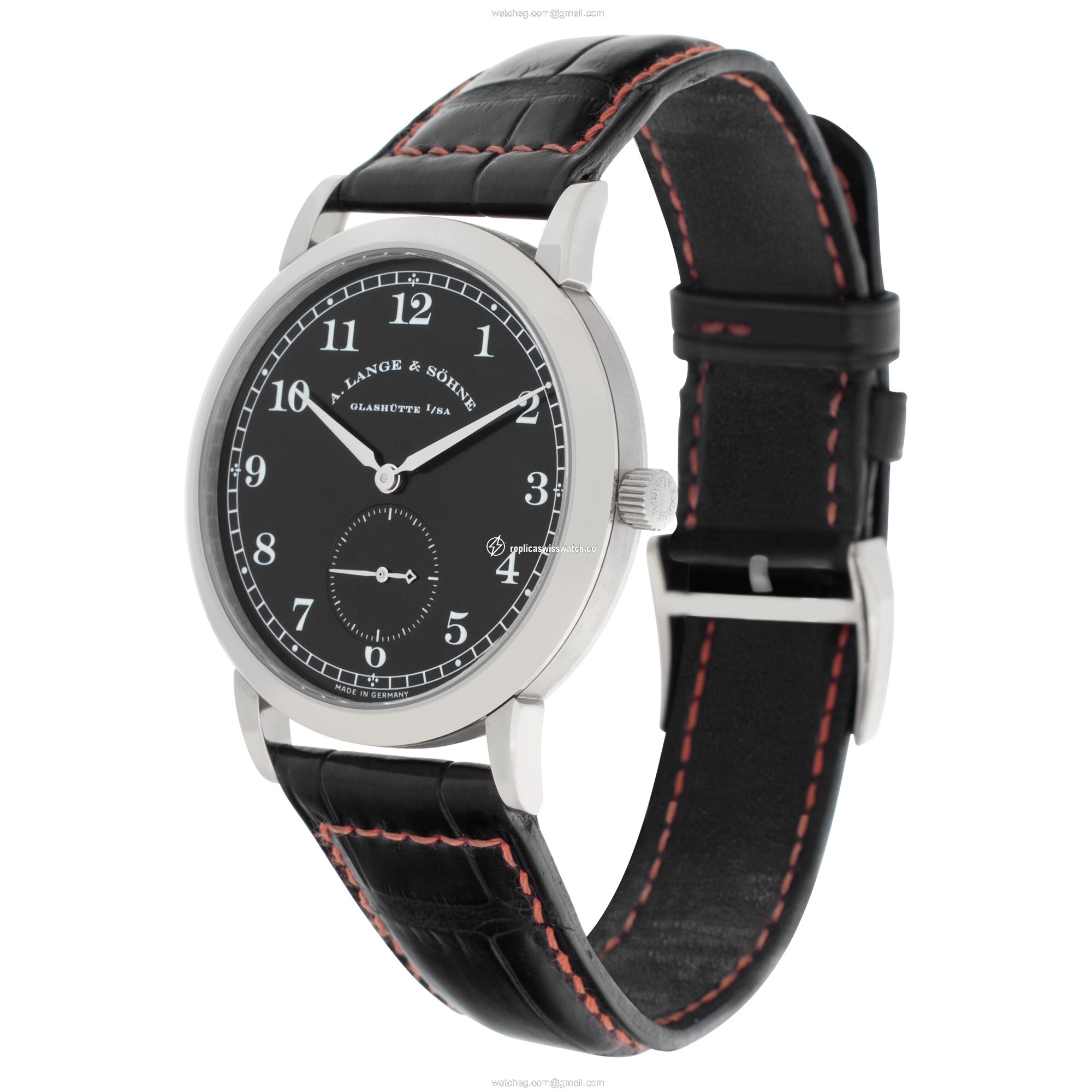 A. Lange & Sohne 206.029 Saxonia Manual Male 18k White Gold Replica