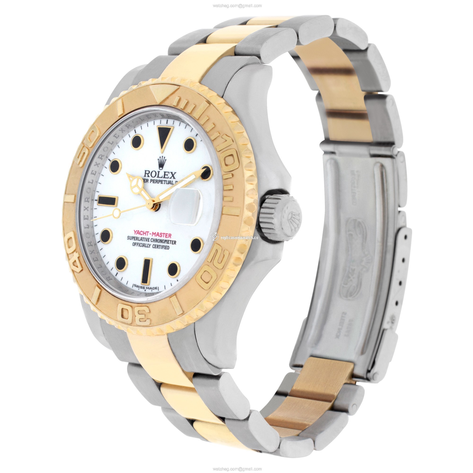Rolex 16623 Yacht-Master Automatic Male 18k gold & Stainless Steel Replica