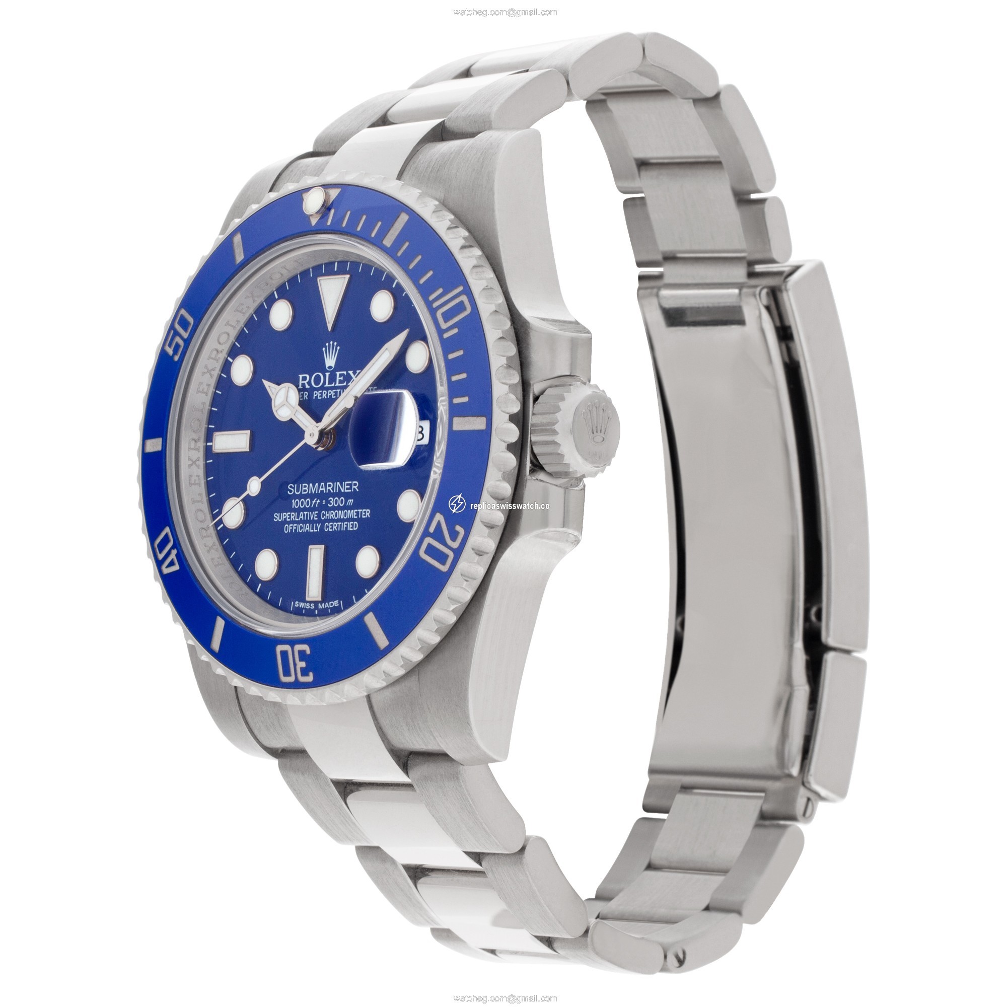 Rolex 116619 Submariner Automatic Male 18k White Gold Replica