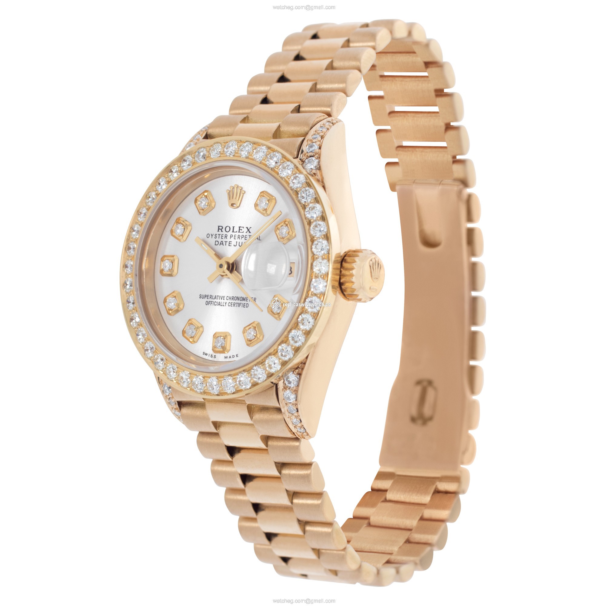 Rolex 69178 Datejust Automatic Female 18k Yellow Gold Replica
