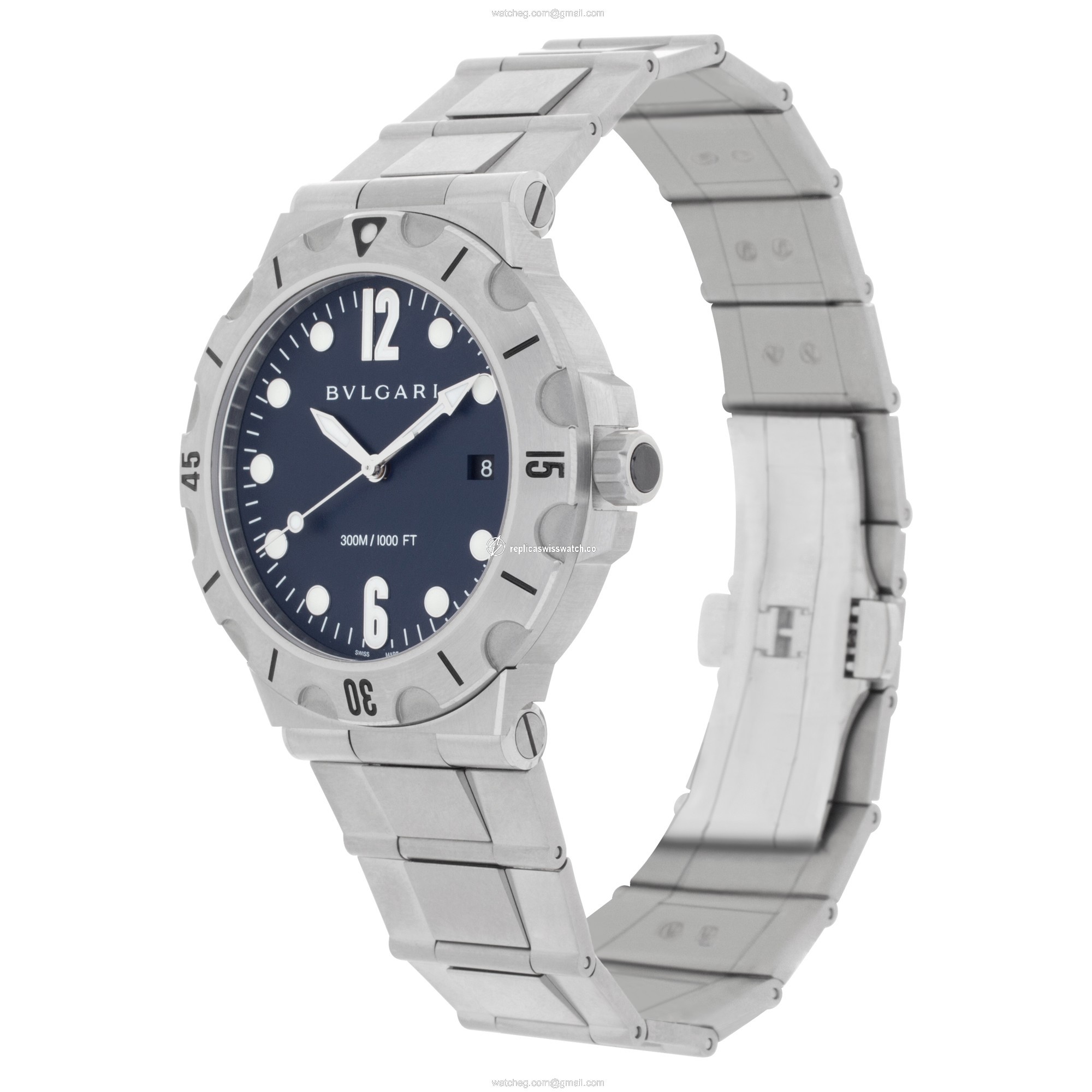 Bvlgari DP41SSD Diagono Acqua Scuba Automatic Male Stainless Steel Replica