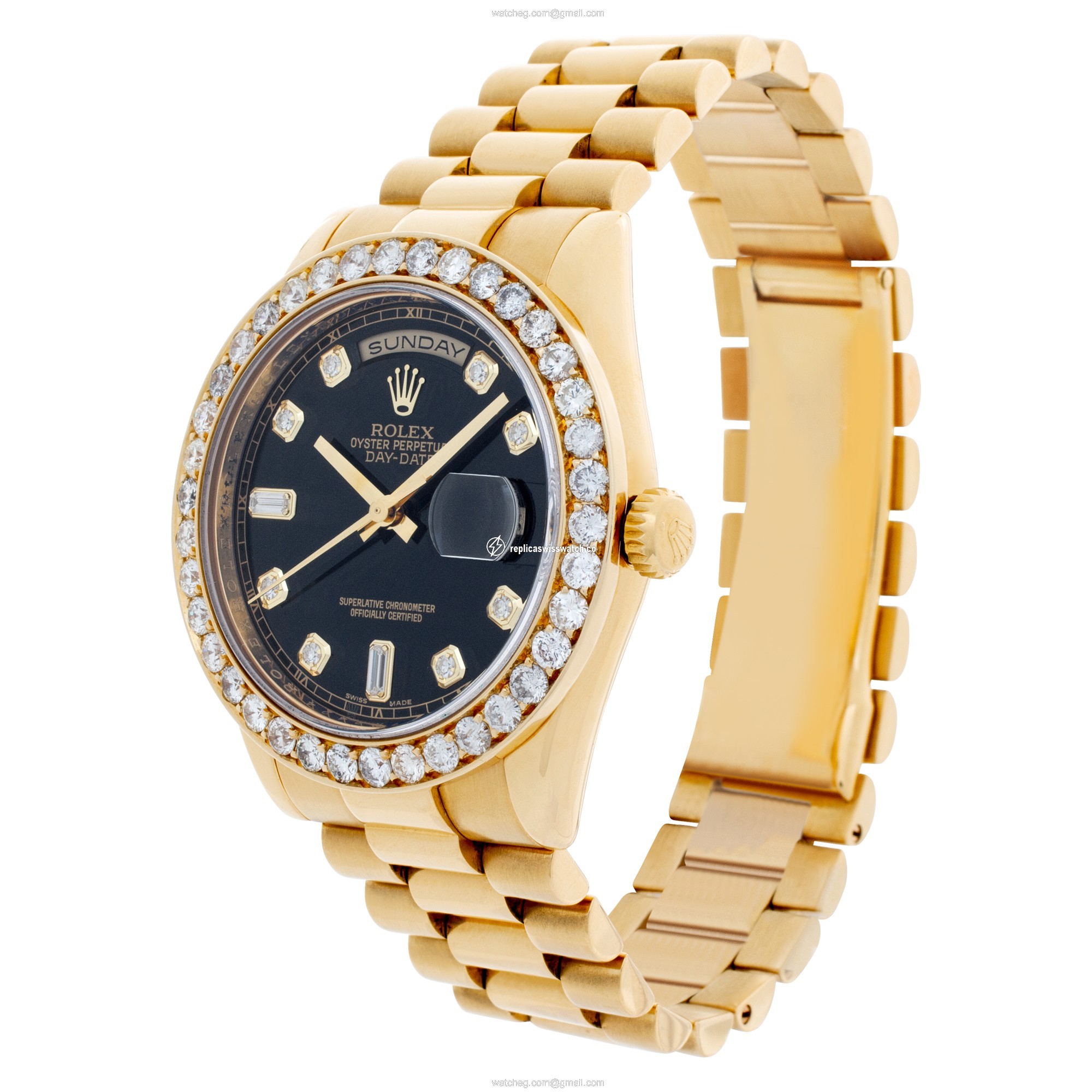 Rolex 118238 Day-Date Automatic Male 18k yellow gold Replica