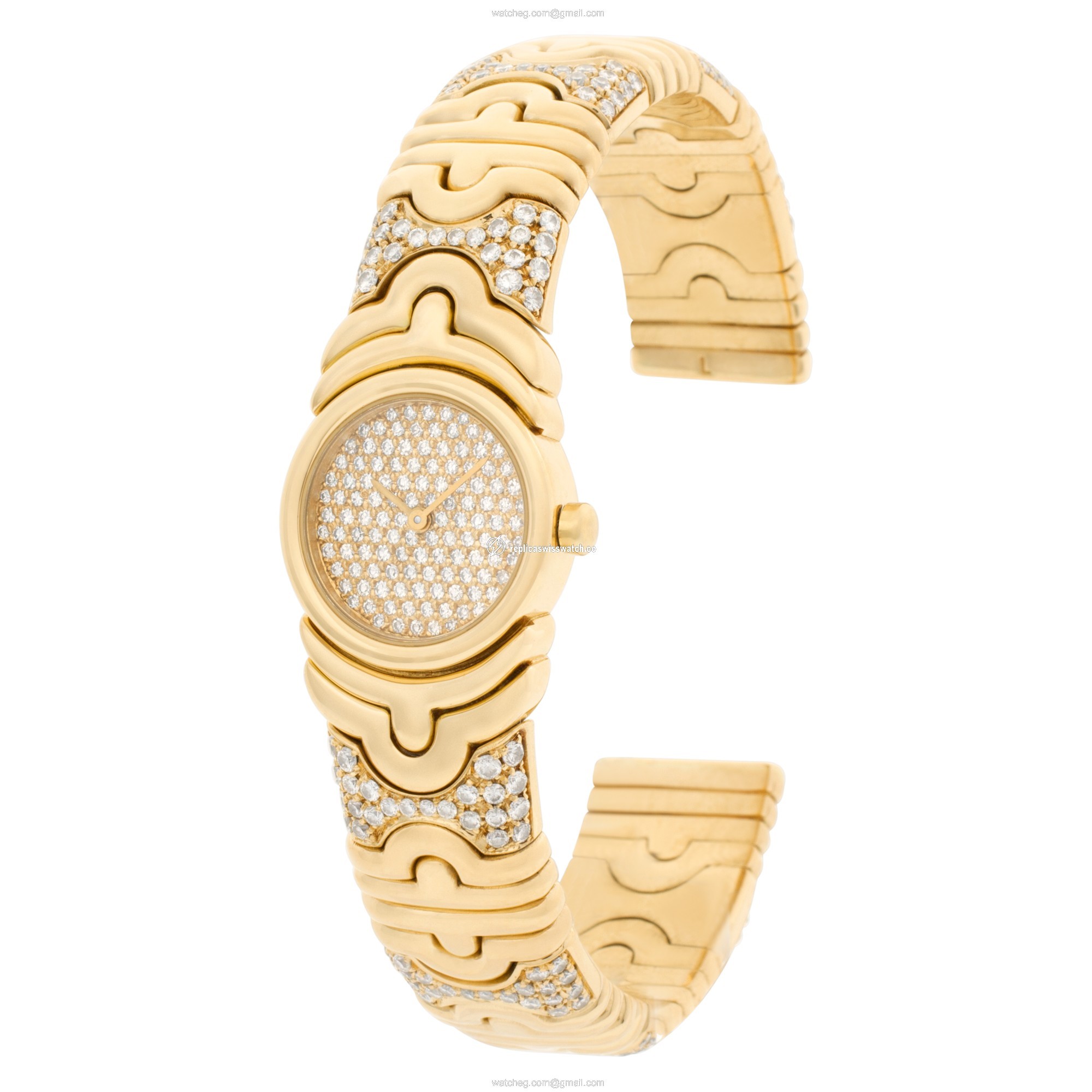 Bvlgari BJ 01 Parentesi Quartz Female 18k yellow gold Replica