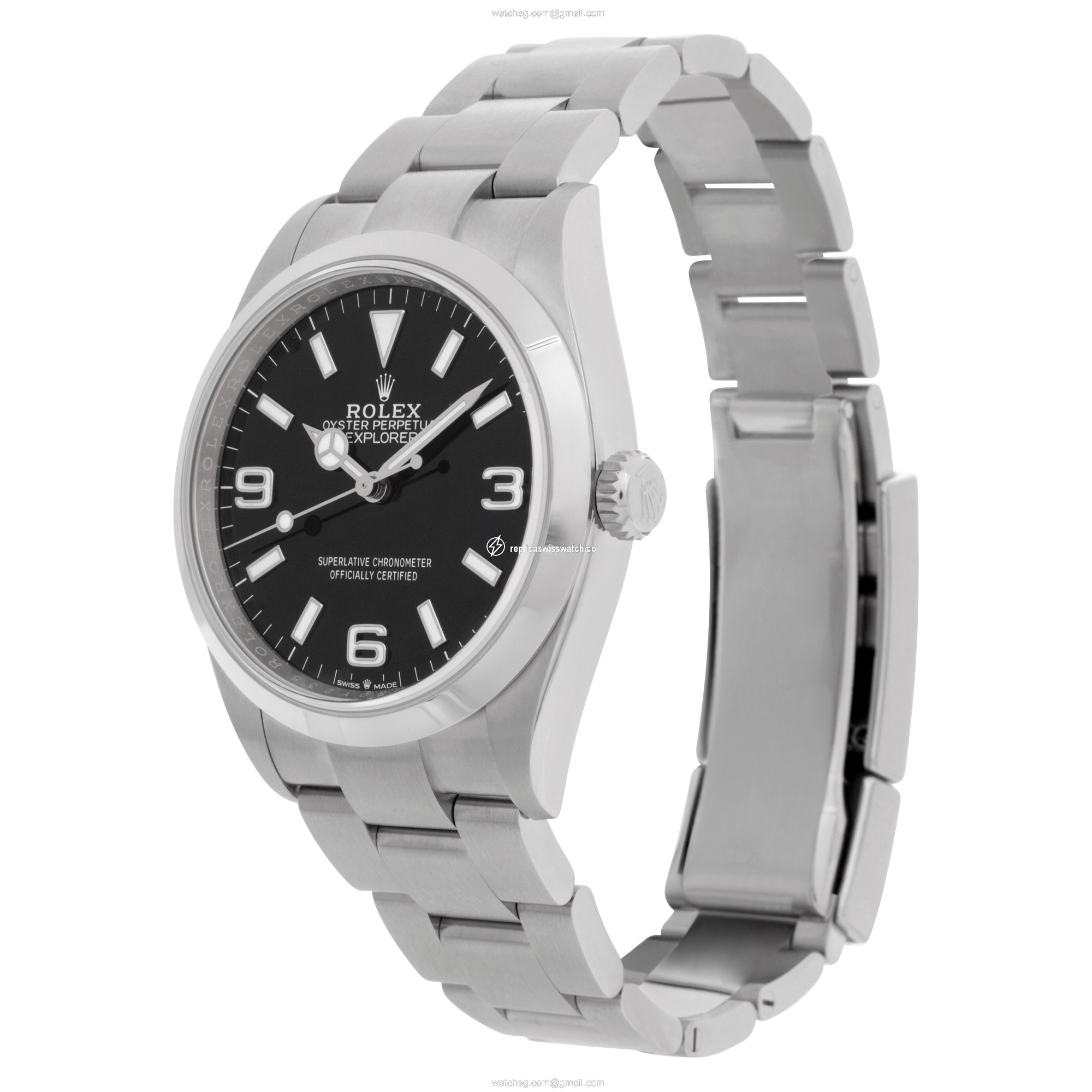 Rolex 124270 Explorer Automatic Unisex Stainless Steel Replica