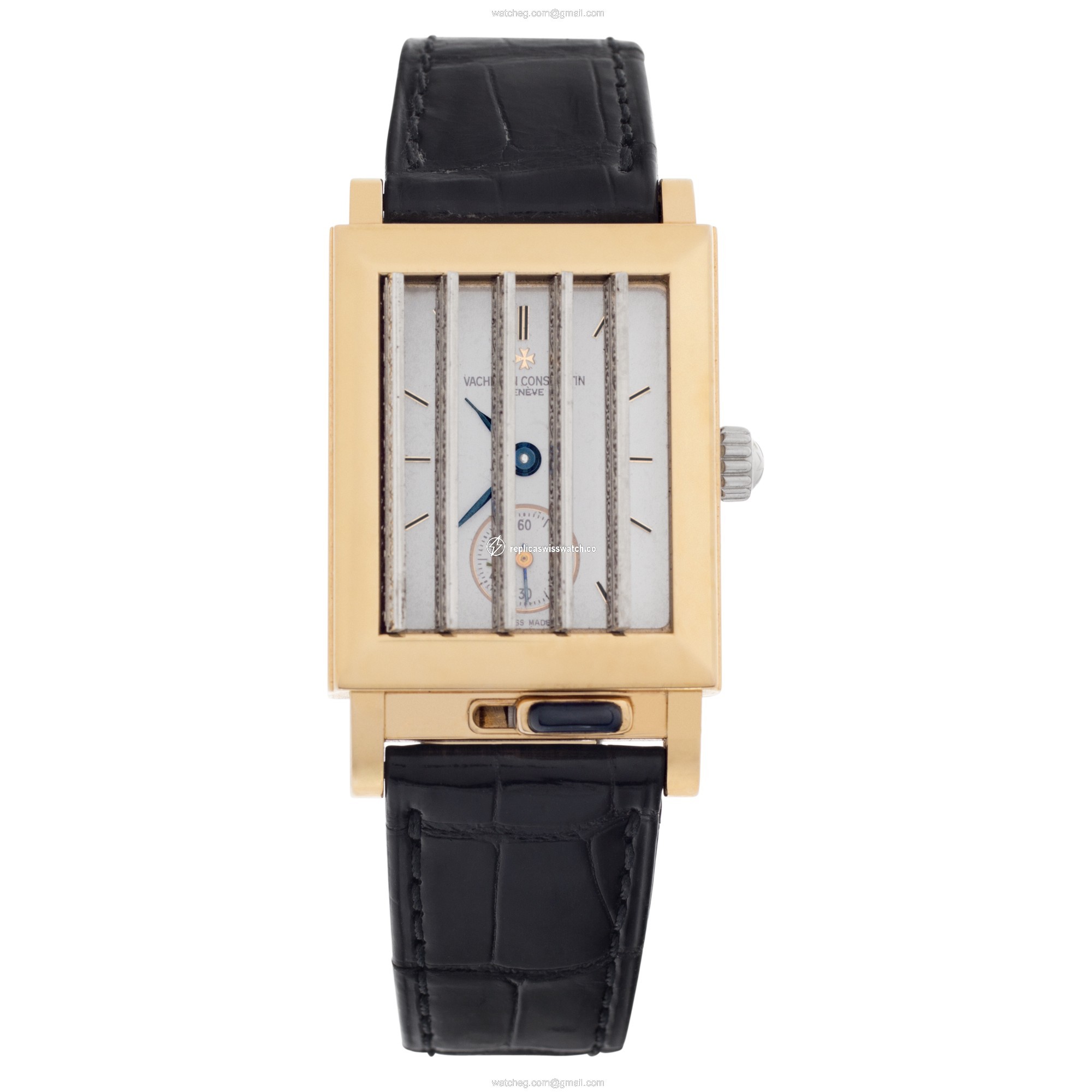 Vacheron Constantin 682681 Historique Manual Male 18k White and Pink Gold Replica