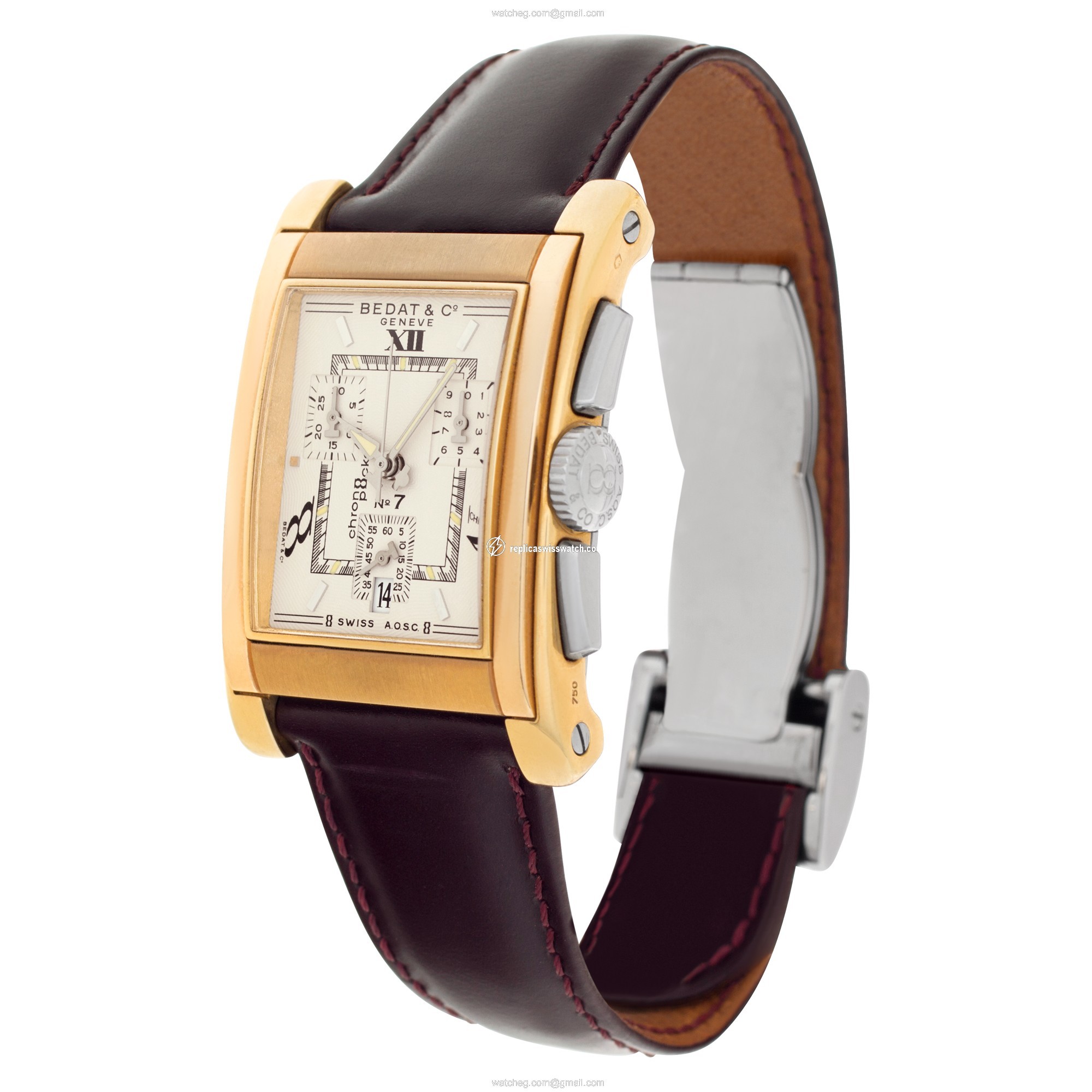 Bedat & Co 778 Chronopocket Quartz Male 18k yellow gold Replica