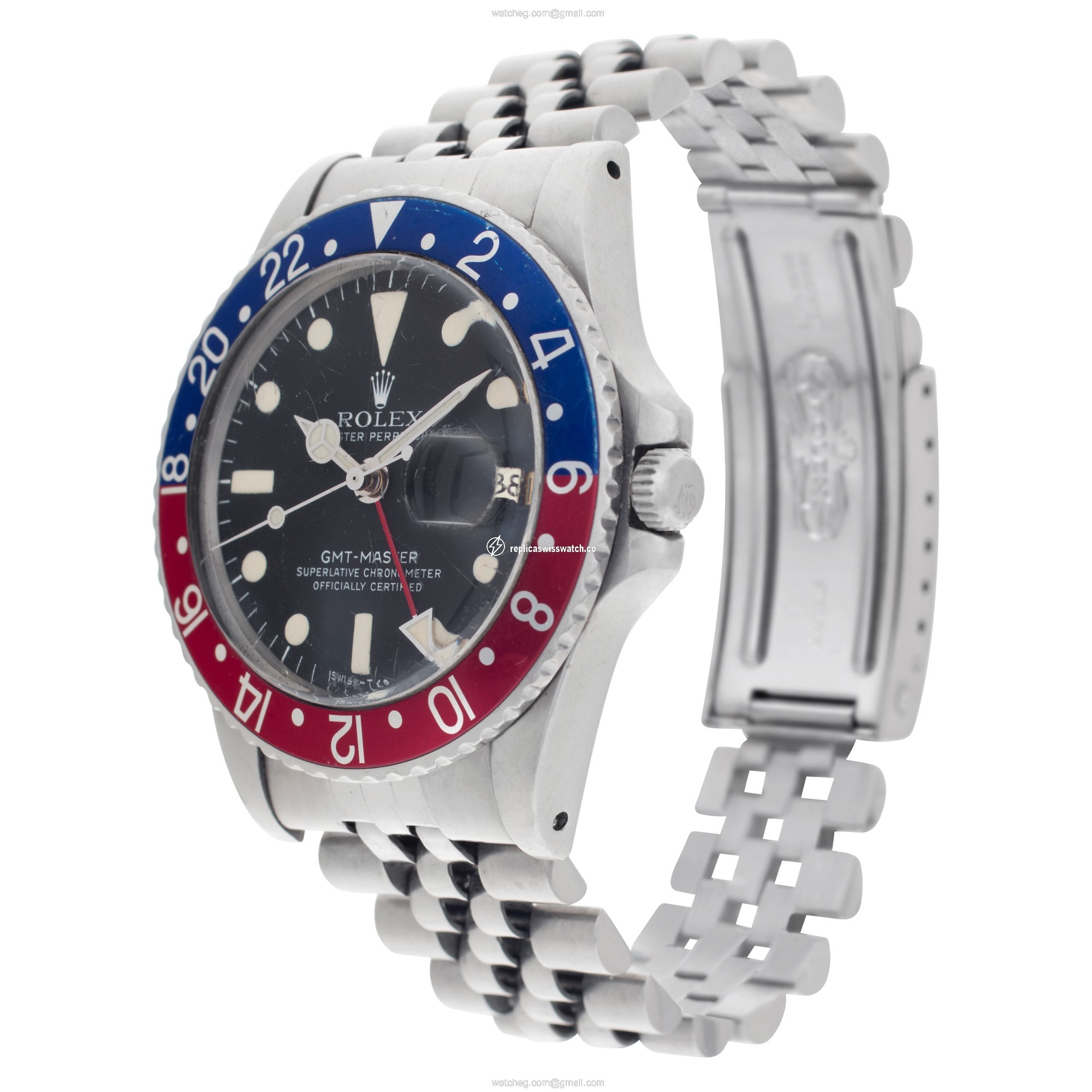 Rolex 1675 GMT Master Pepsi Automatic Male Stainless Steel Replica