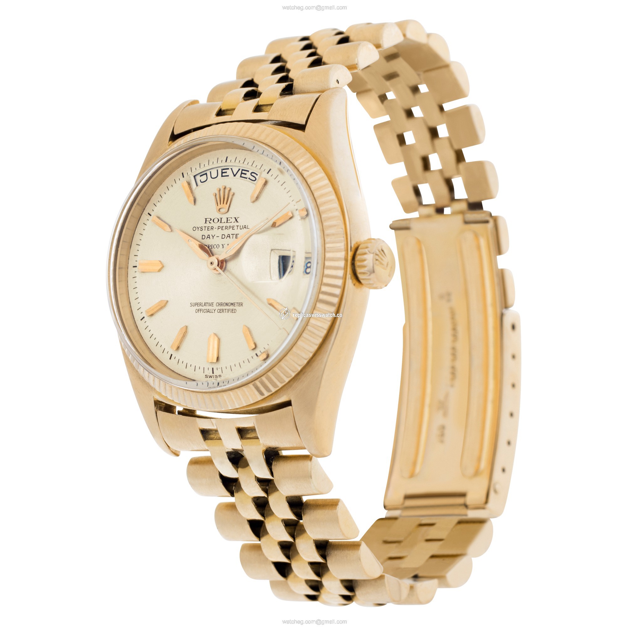 Rolex 1803 Day-Date Automatic Male 18k rose gold Replica